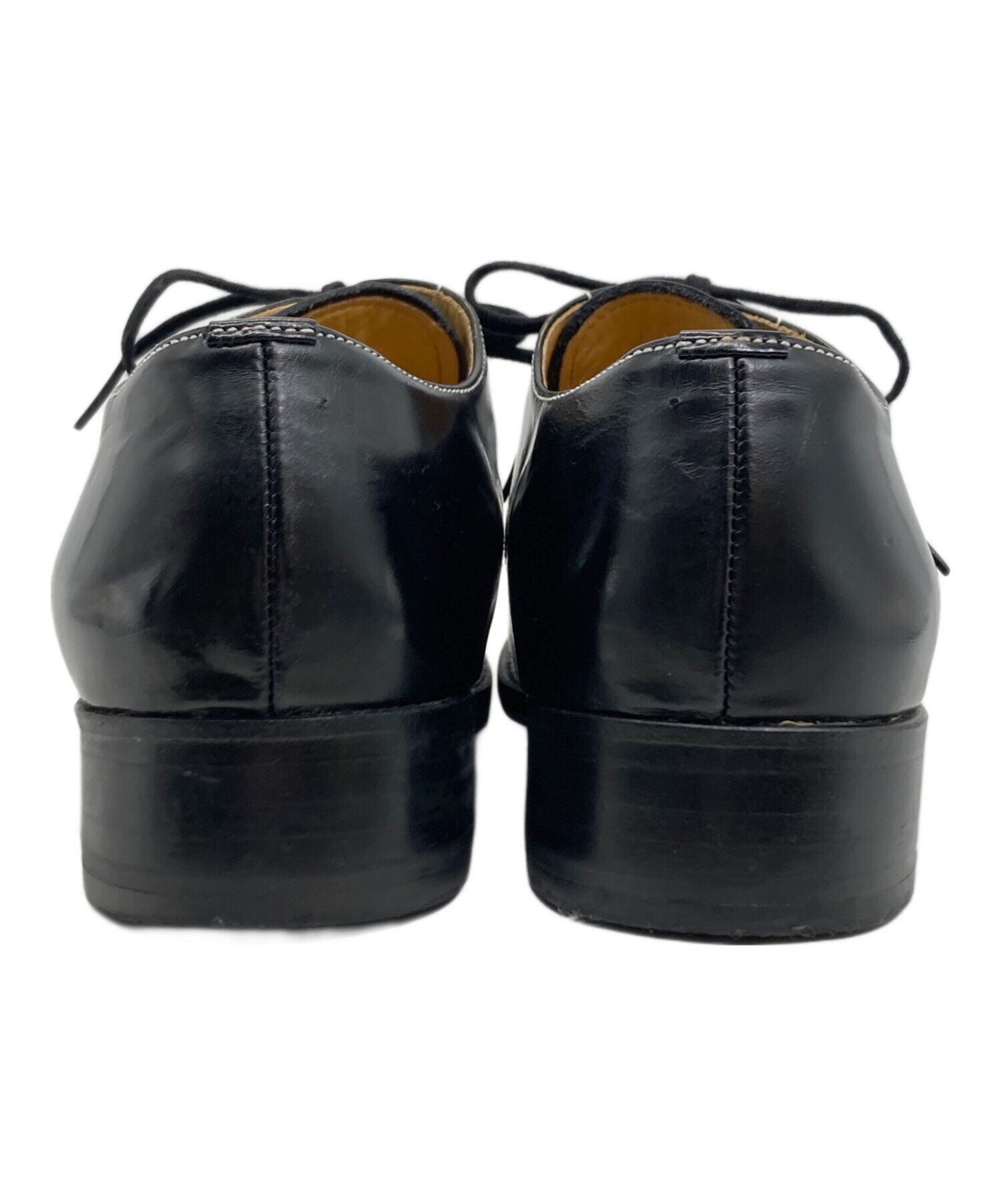 tricot COMME des GARCONS レザーシューズ 黒 24.5 中古・古着通販】tricot COMME des GARCONS (トリココムデギャルソン