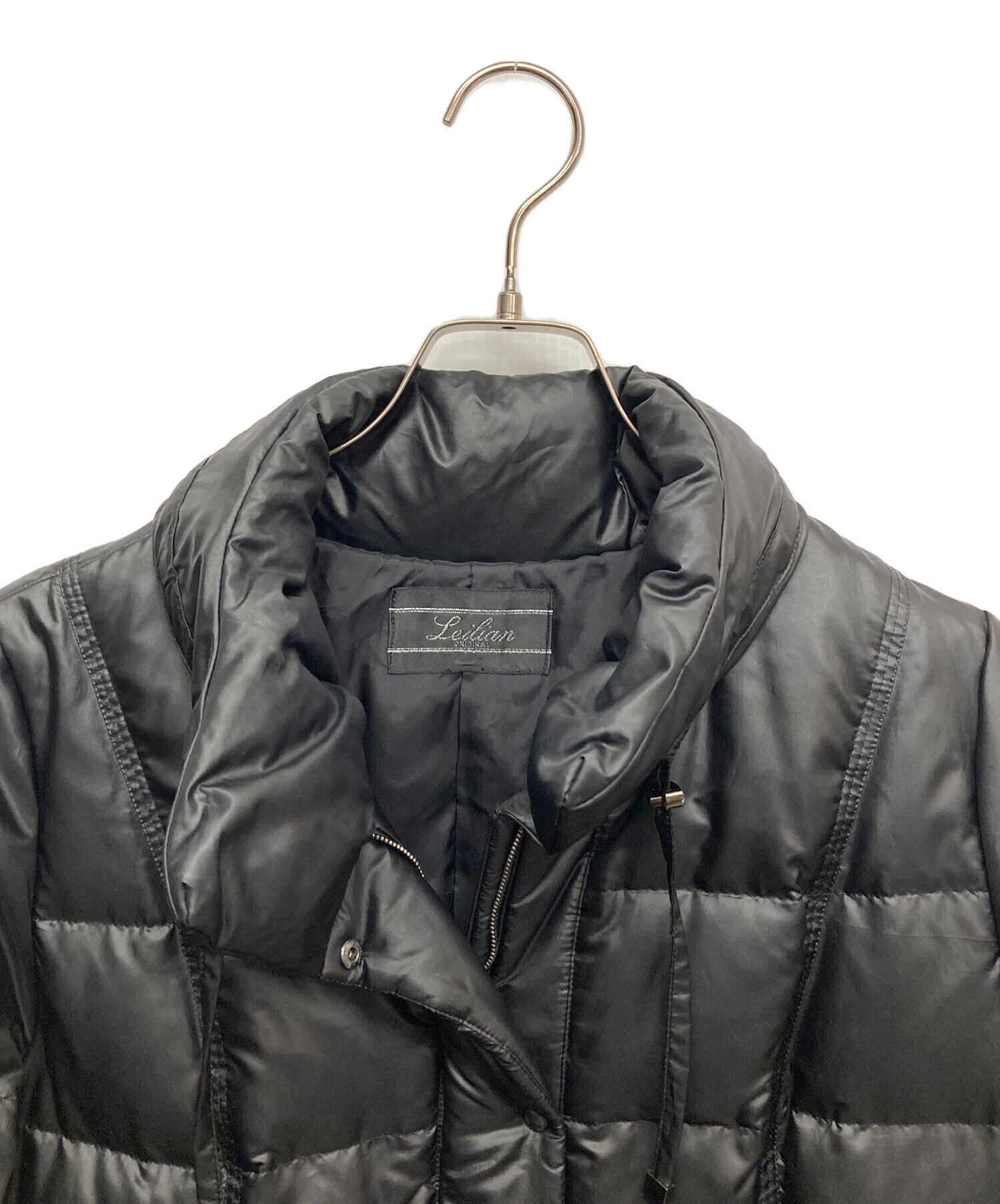 中古・古着通販】LEILIAN (レリアン) ダウンコート ブラック サイズ:11 