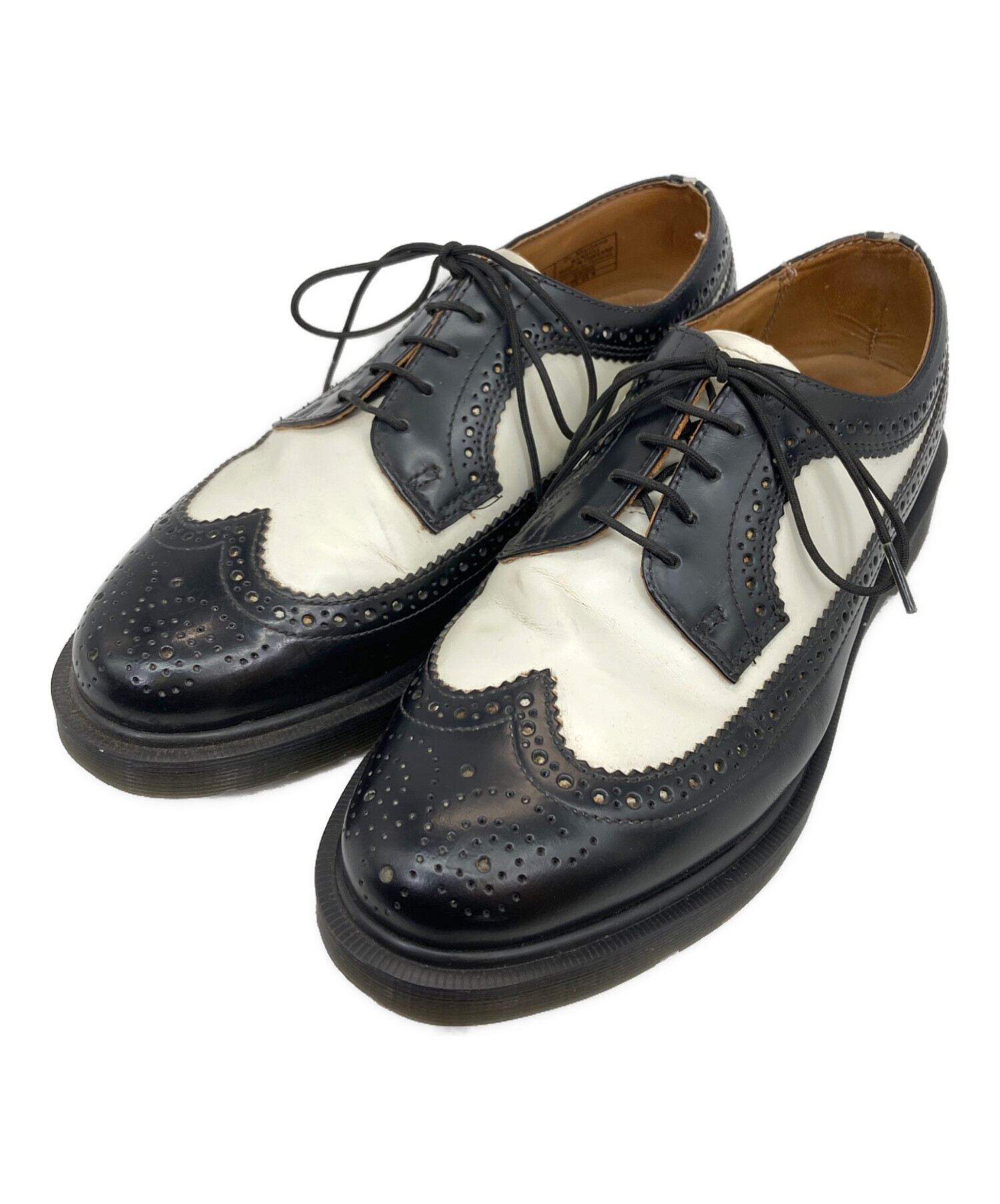 希少激レア　Dr.Martens イングランド製　ウィングチップ　革靴　古着 中古・古着通販】Dr.Martens (ドクターマーチン) ウィングチップレザー