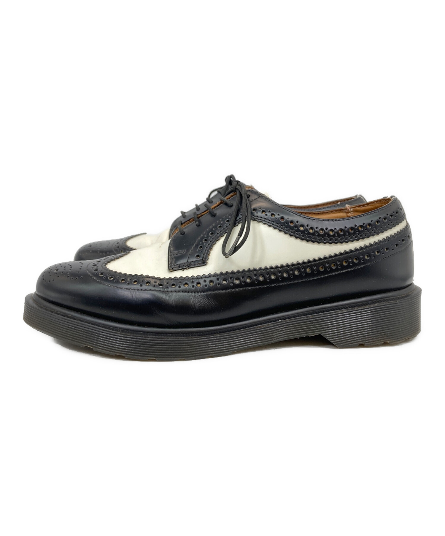 【値下げしました】 ●Dr.Martens ウィングチップ❴迷彩❵UK8 中古・古着通販】Dr.Martens (ドクターマーチン) ウィングチップレザー