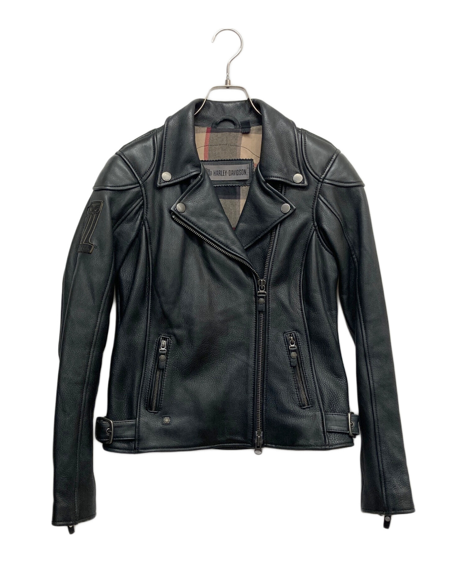 ハーレーダビッドソンレザーライダージャケット 中古・古着通販】HARLEY-DAVIDSON (ハーレーダビッドソン) レザー