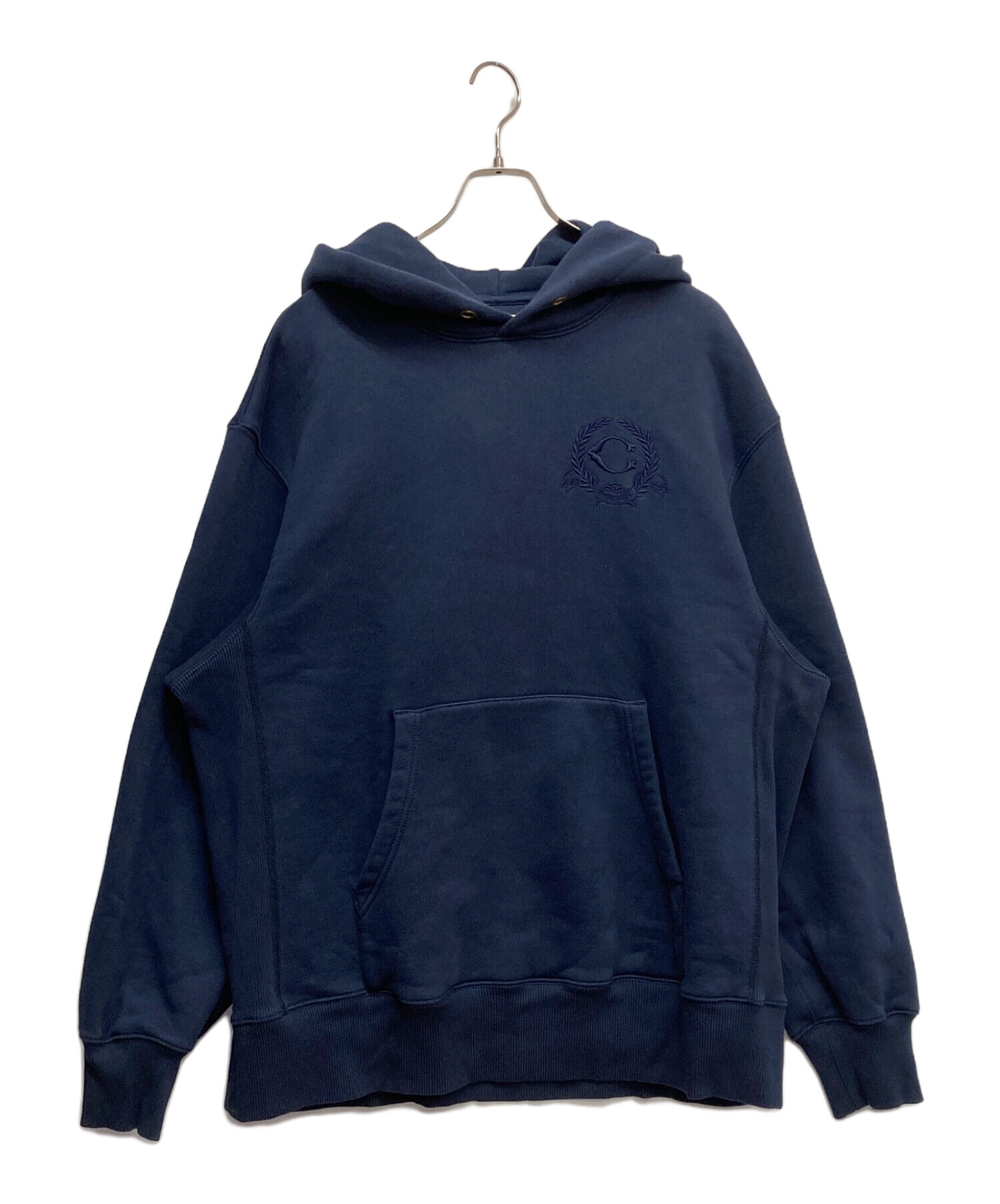 中古・古着通販】COACH (コーチ) エンブレムロゴパーカー ネイビー 