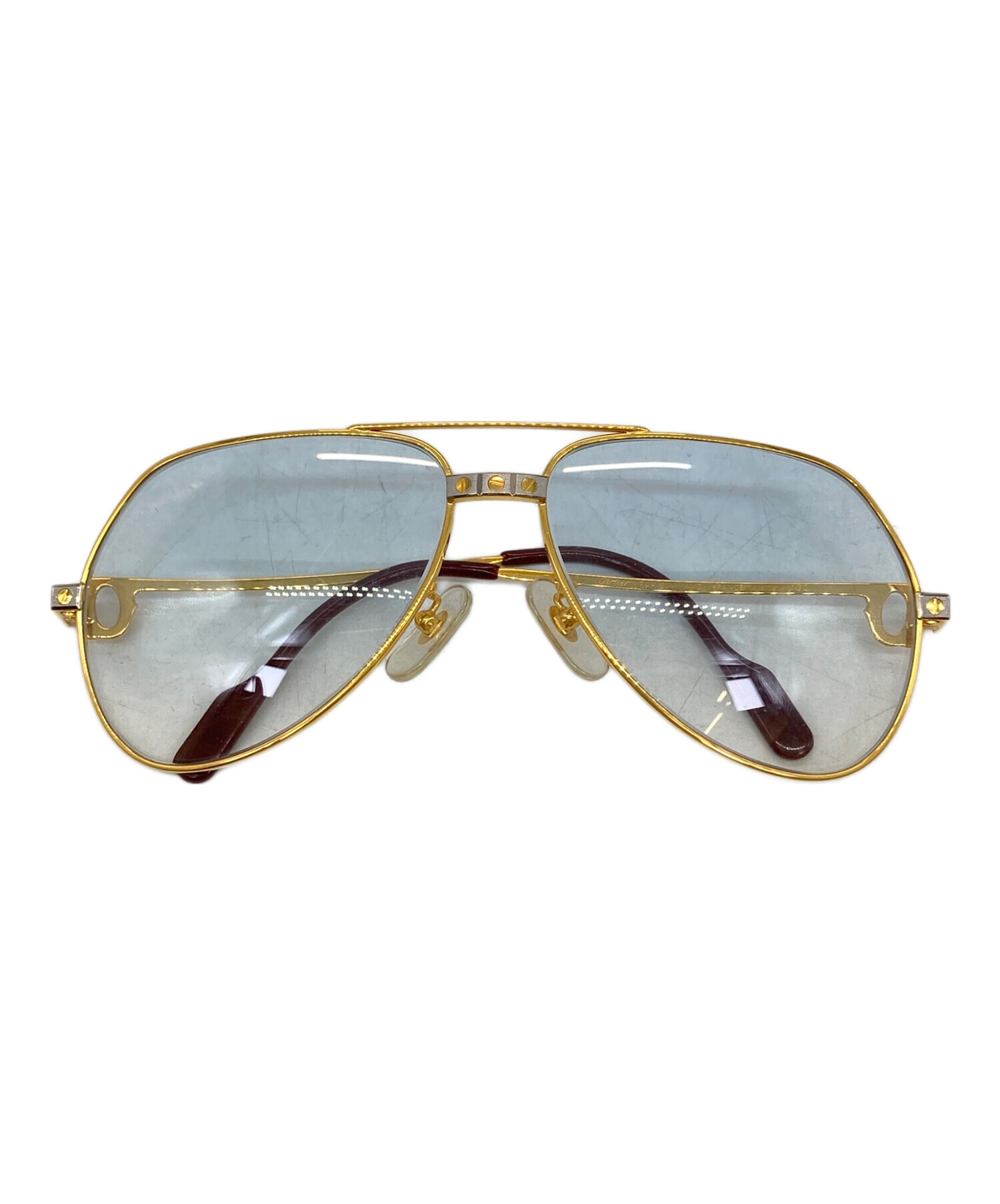 中古・古着通販】Cartier (カルティエ) ティアドロップサングラス