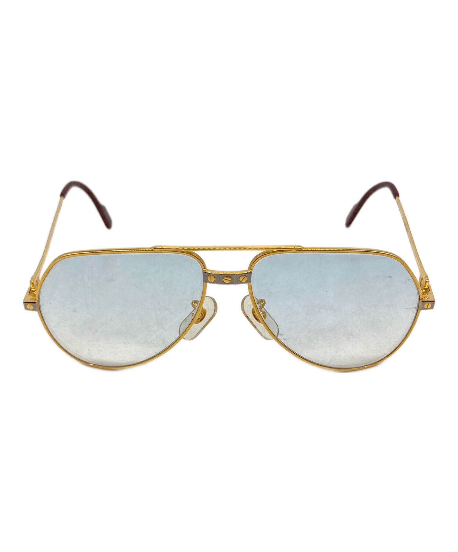 中古・古着通販】Cartier (カルティエ) ティアドロップサングラス