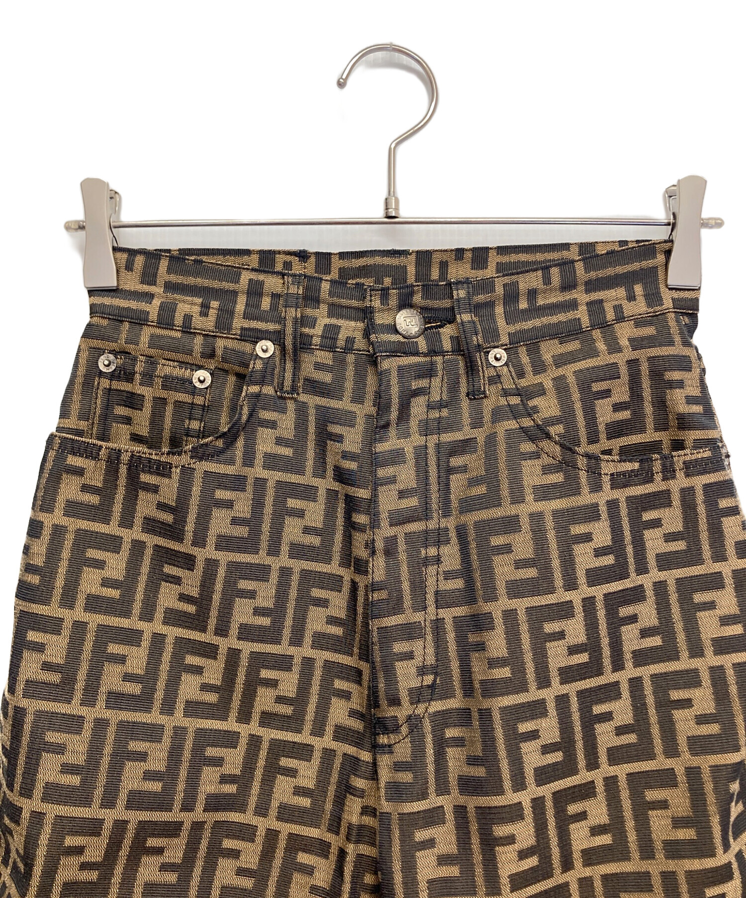 中古・古着通販】FENDI (フェンディ) ズッカ柄テーパードパンツ