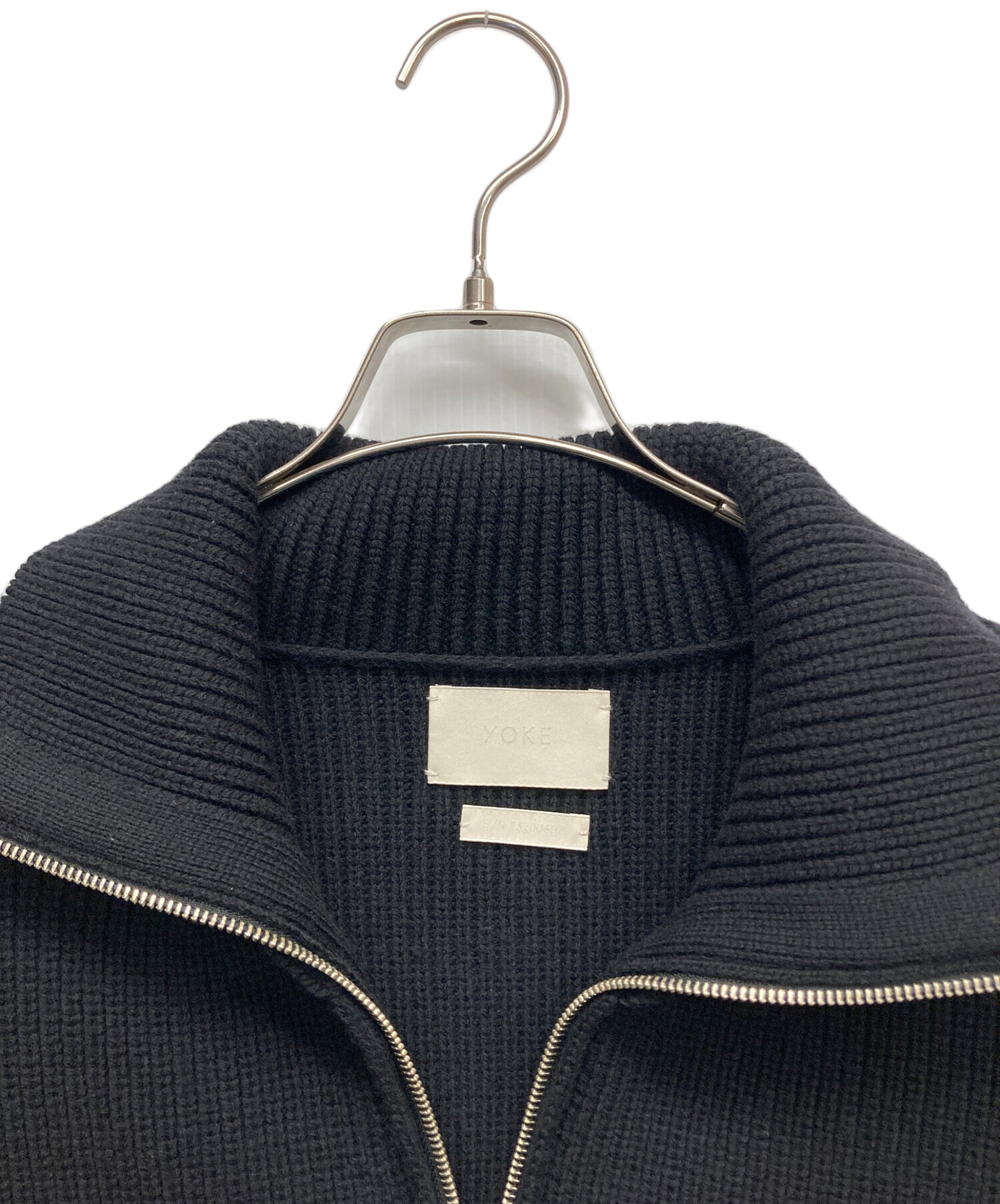 中古・古着通販】YOKE (ヨーク) 3/4 FRONT ZIP HIGHNECK RIB SWEATER