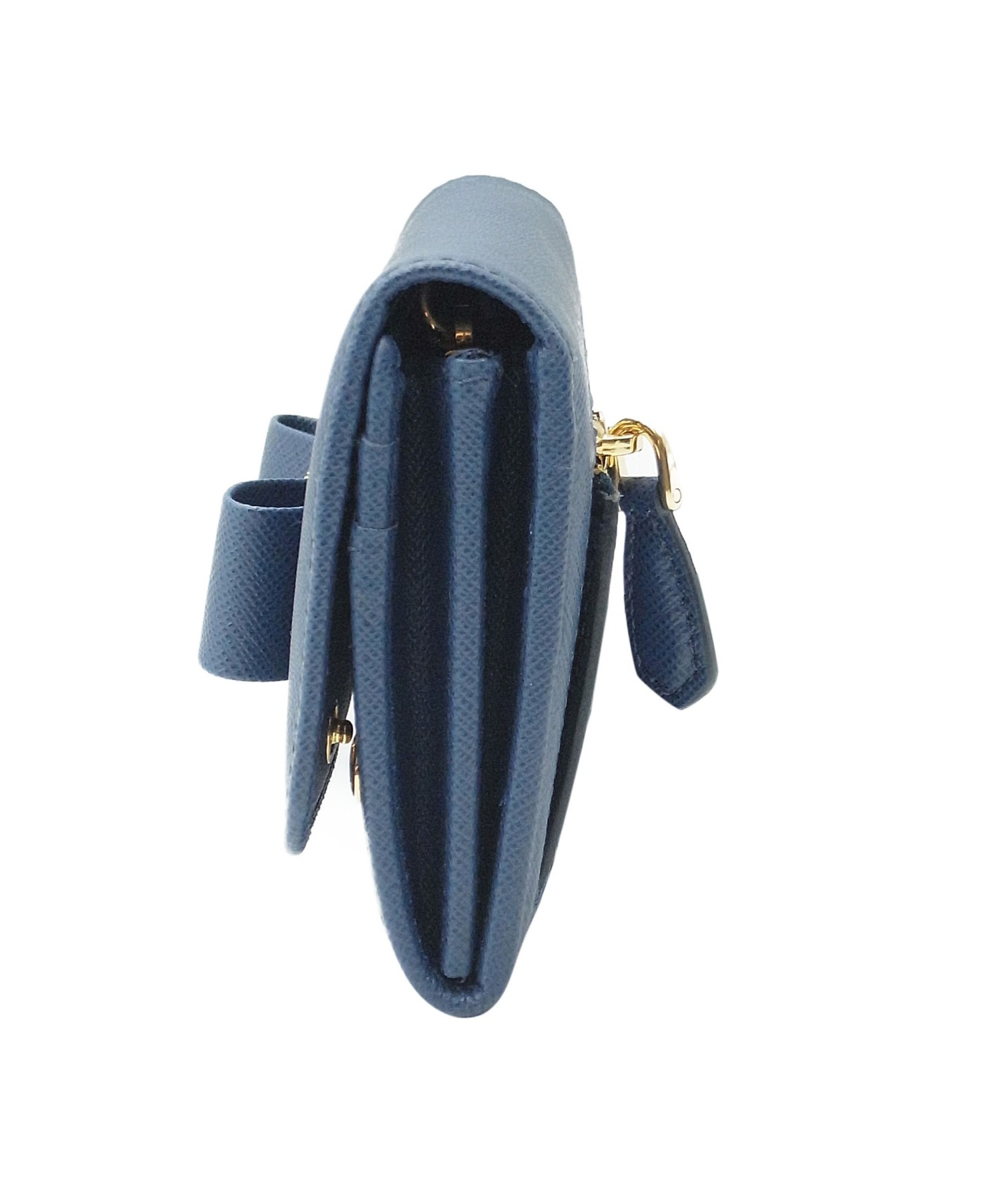 中古・古着通販】PRADA (プラダ) サフィアーノフィオッコリボン長財布