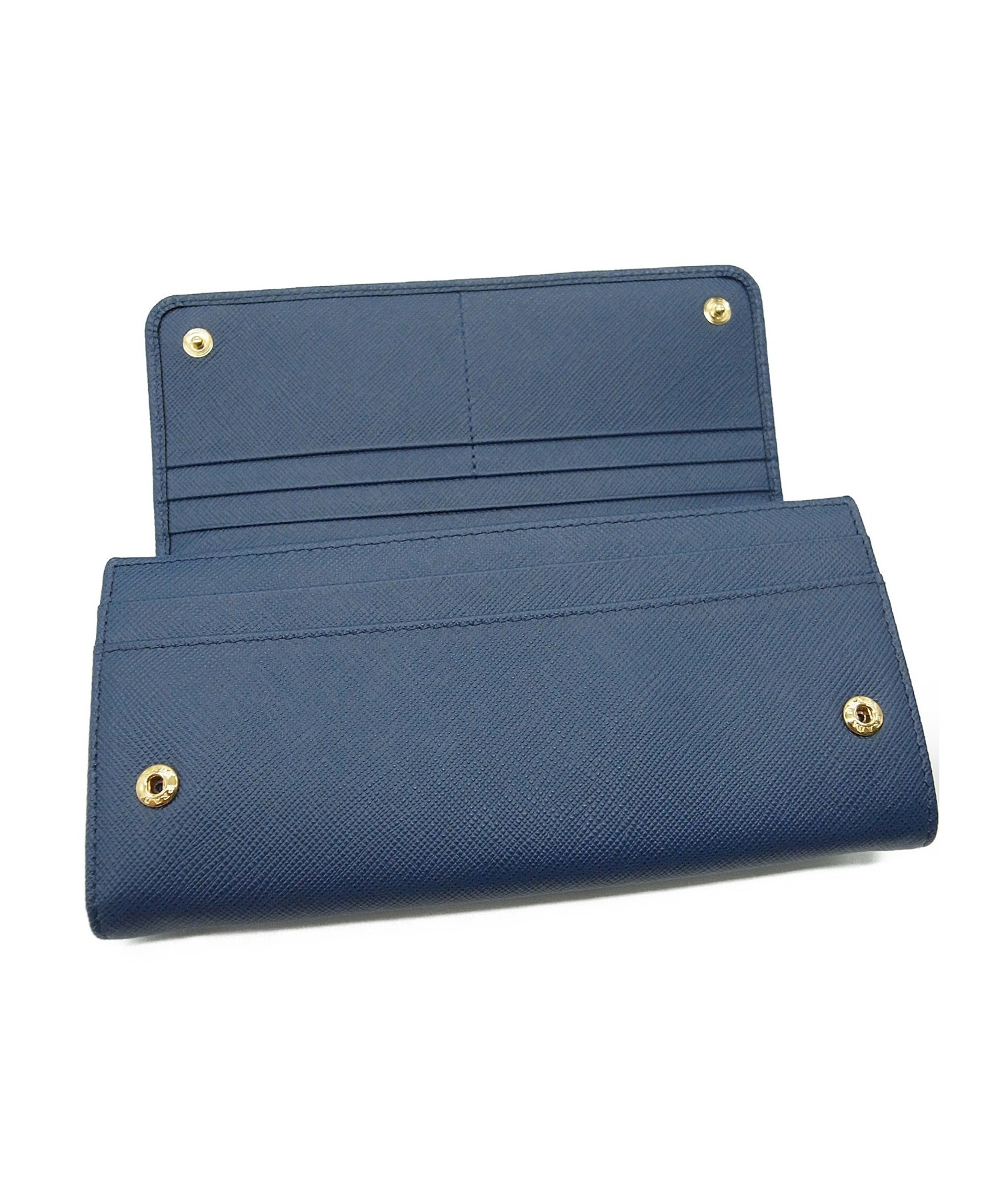 中古・古着通販】PRADA (プラダ) サフィアーノフィオッコリボン長財布