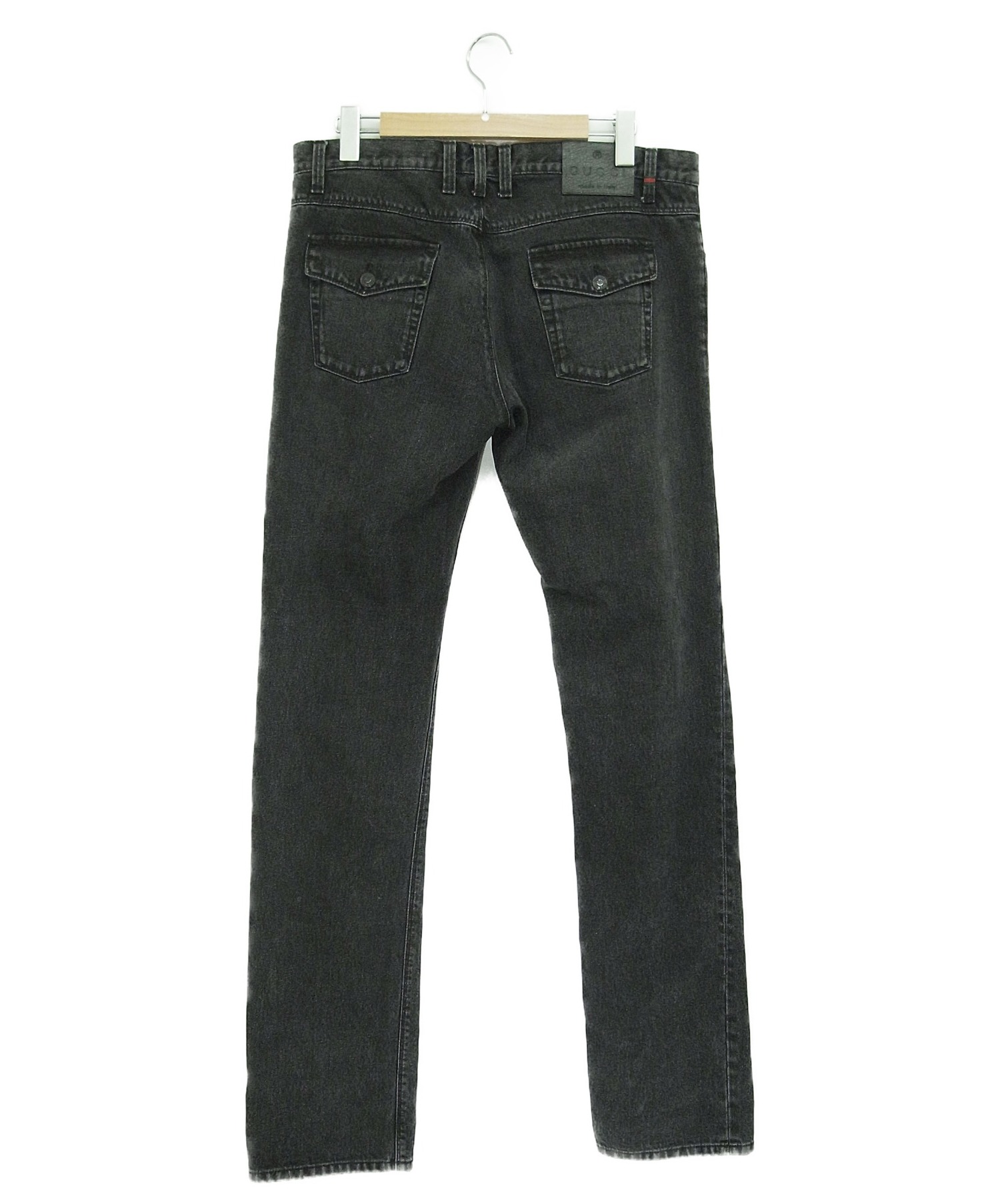 中古・古着通販】GUCCI (グッチ) スキニーデニムパンツ グレー サイズ 