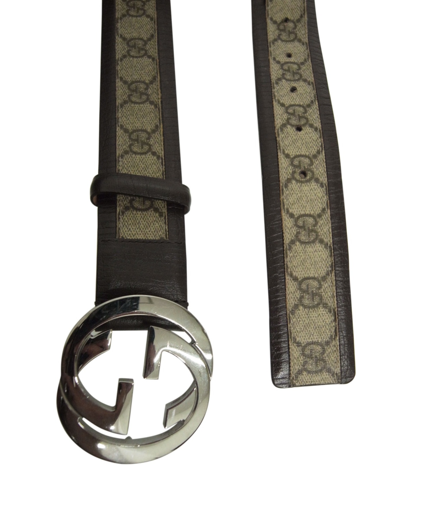 中古・古着通販】GUCCI (グッチ) インターロッキングGGロゴバックル