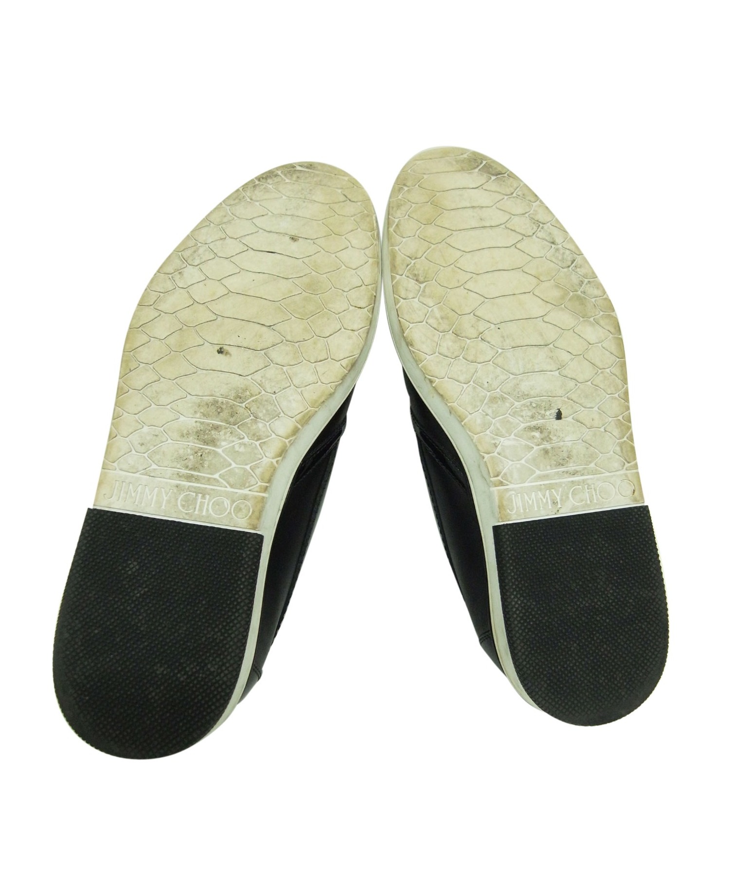 中古・古着通販】JIMMY CHOO (ジミーチュウ) スタースタッズスリッポン 
