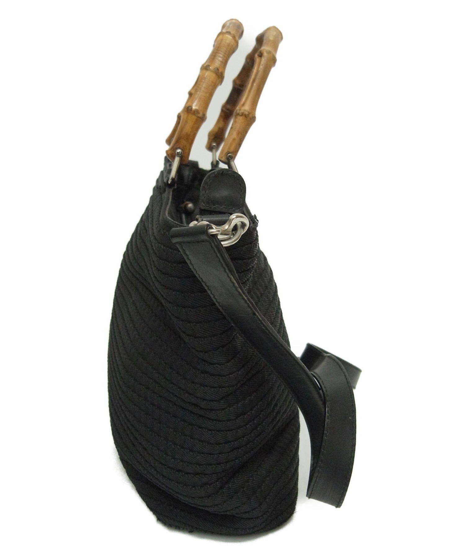 中古・古着通販】GUCCI (グッチ) バンブーハンドル2WAYバッグ 中古・古着通販】GUCCI (グッチ) バンブーハンドル2WAYバッグ