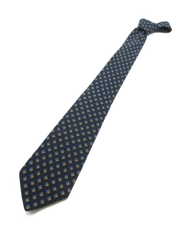 中古・古着通販】HERMES (エルメス) シルクネクタイ ネイビー サイズ