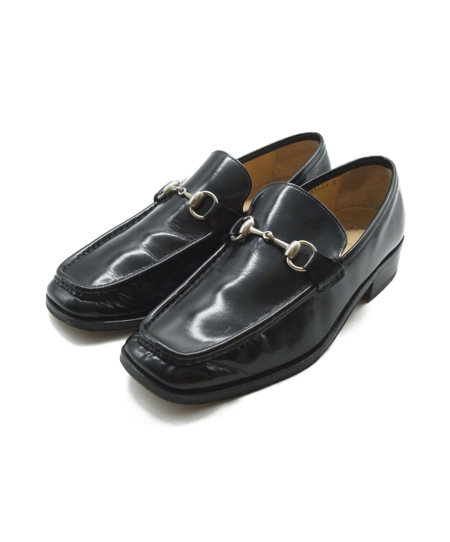 GUCCI グッチ ホースビットローファー スエード ブラック 26.5cm GUCCI ホースビットローファー 黒 41E | APPS-BICENTENARIO-PRD-01