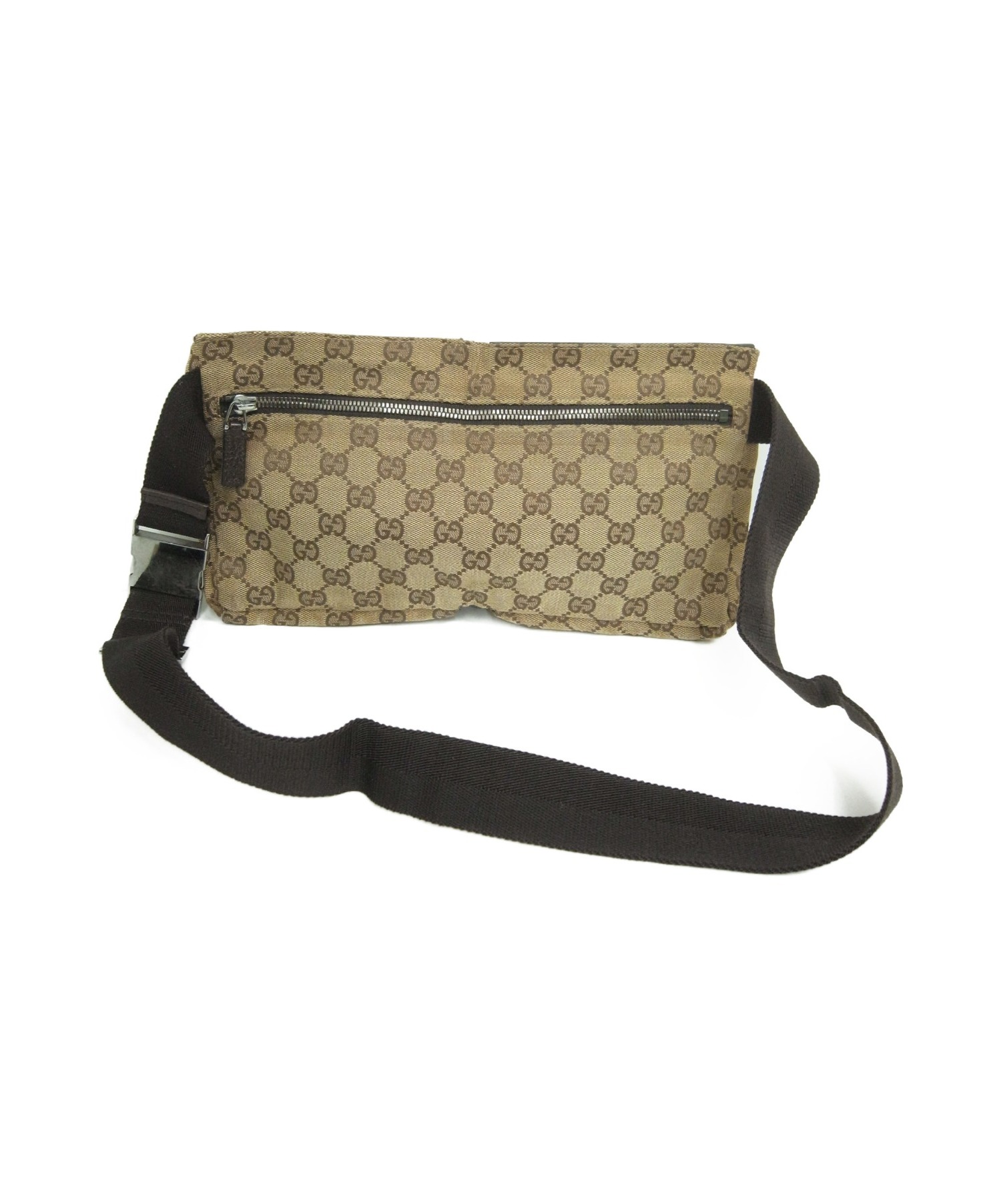 中古・古着通販】GUCCI (グッチ) ウエストバッグ ベージュ サイズ:下記 