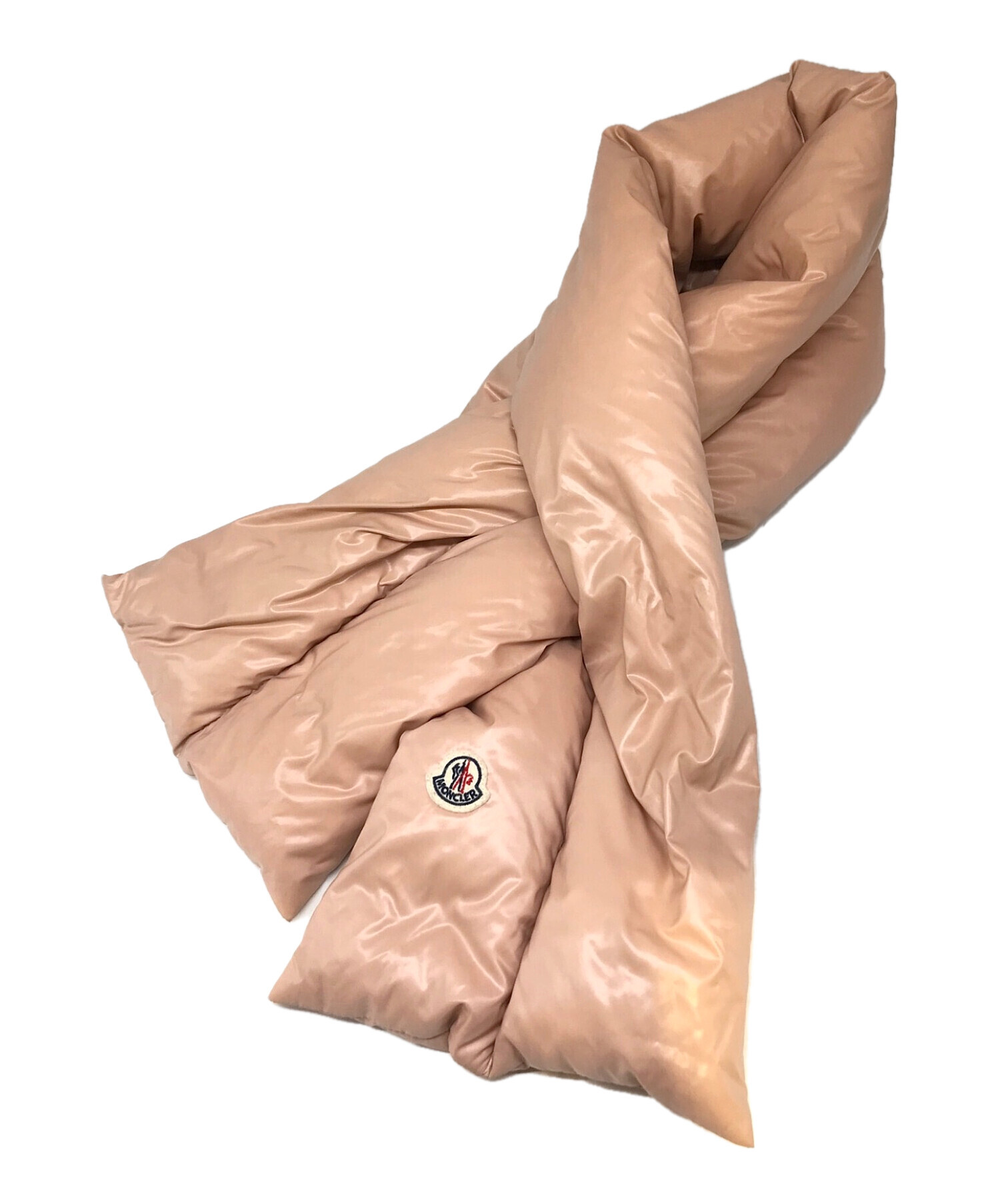 中古・古着通販】MONCLER (モンクレール) ダウンマフラー ピンク