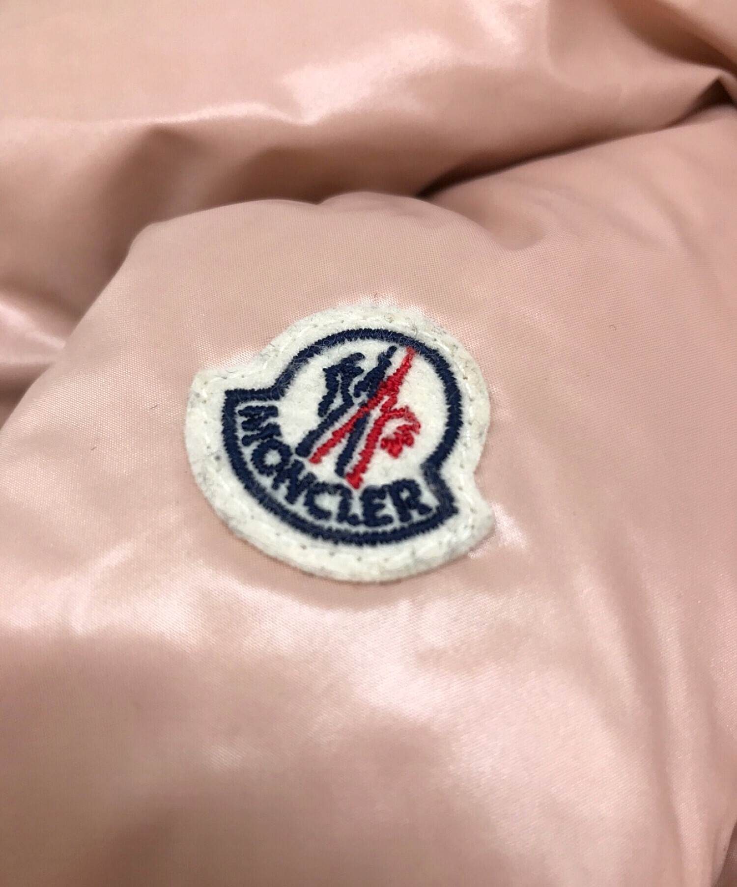 中古・古着通販】MONCLER (モンクレール) ダウンマフラー ピンク