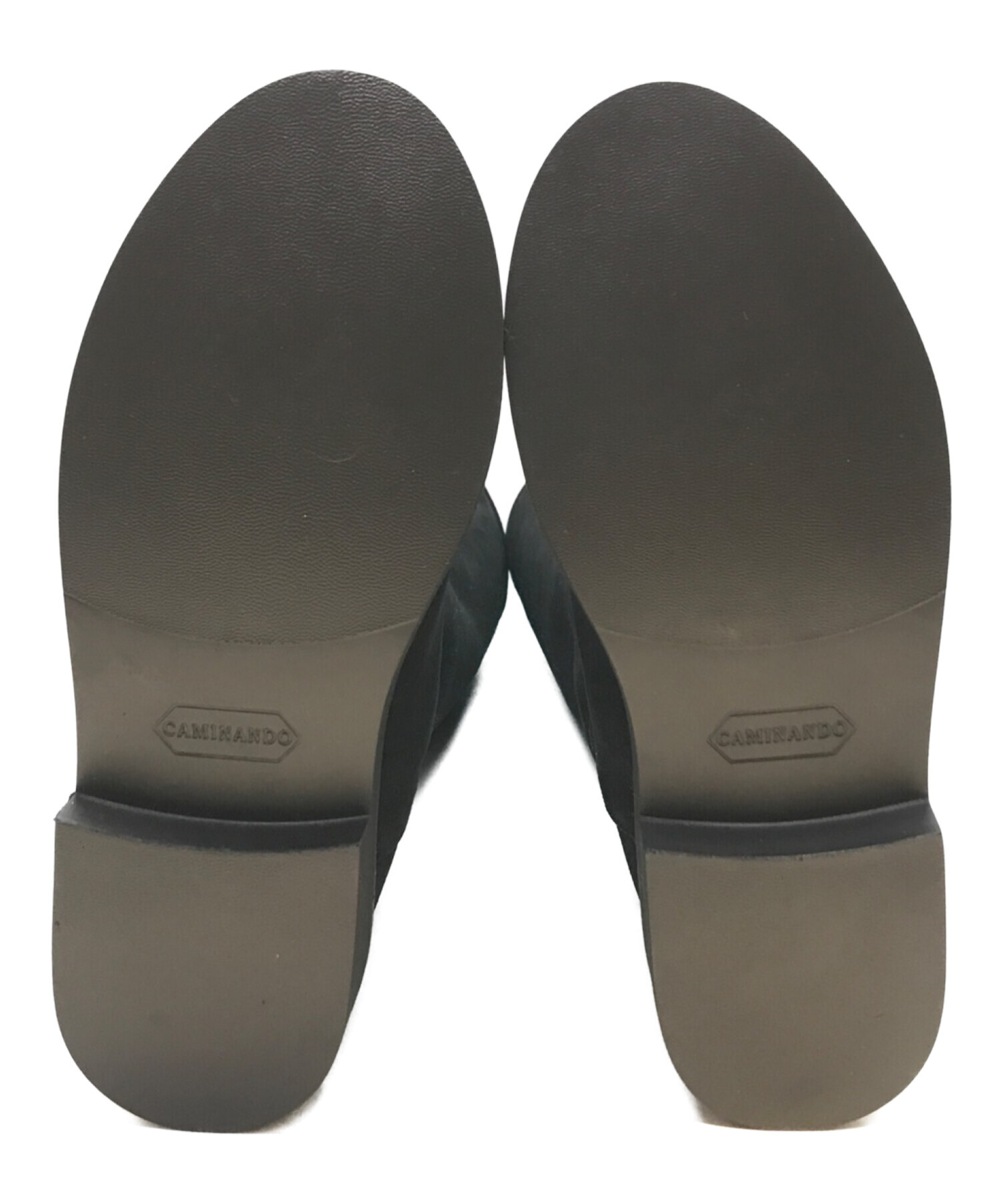 カミナンド　ロングブーツ　ブラック　23.5 CAMINANDO（カミナンド） ブーツ 「CAMINANDO/カミナンド」KNEE HIGH