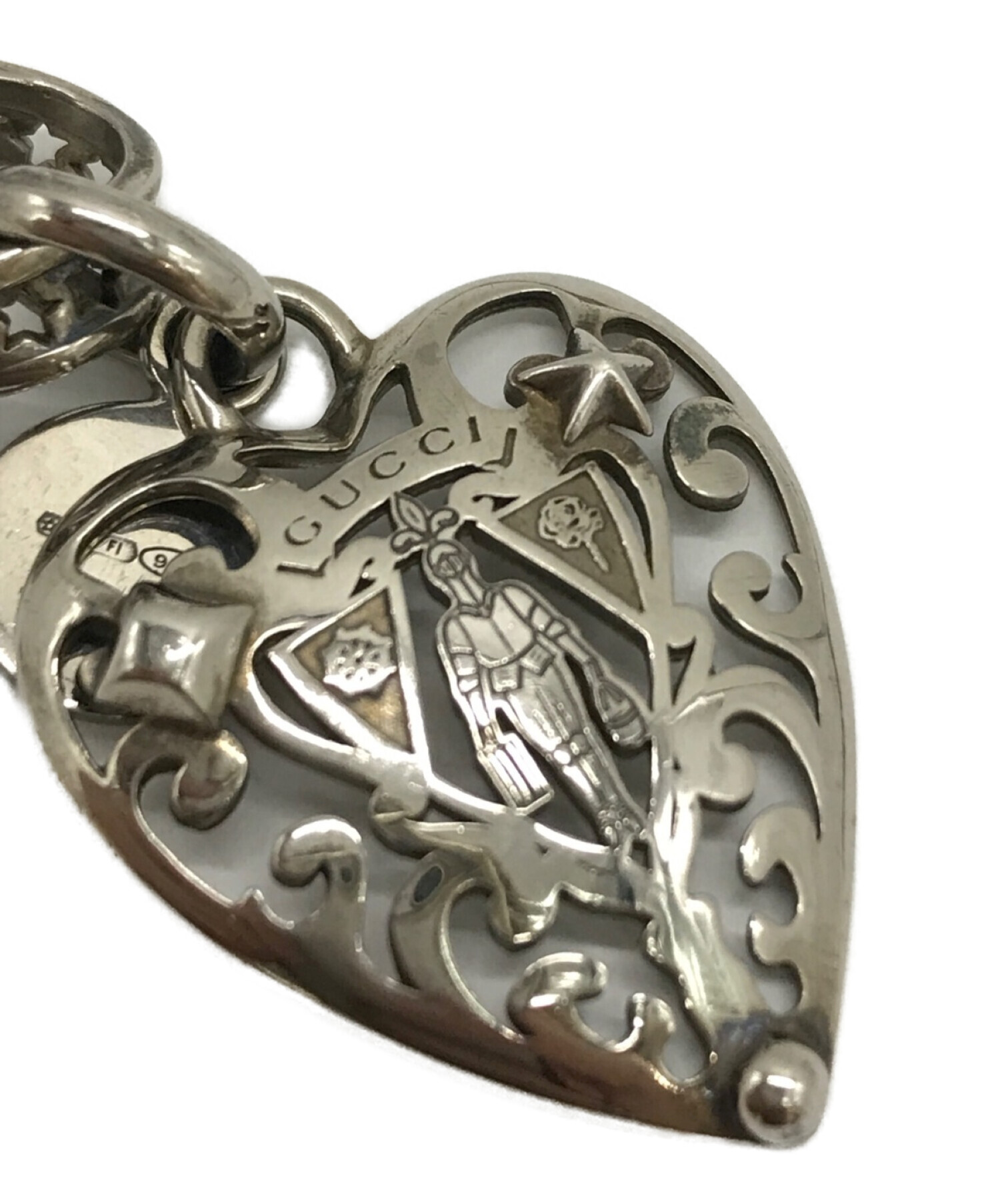 中古・古着通販】GUCCI (グッチ) クレストハートロングネックレス