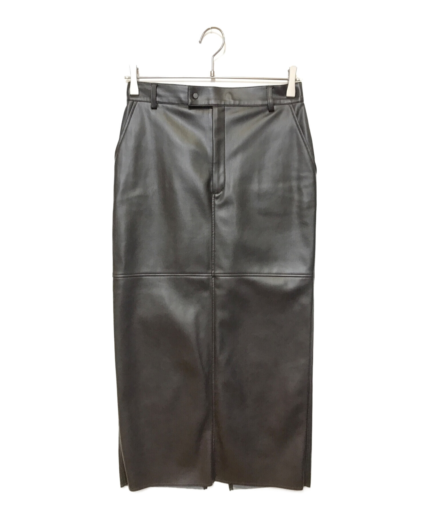 GALLARDAGALANTEフェイクレザースカート レザーラップスカート