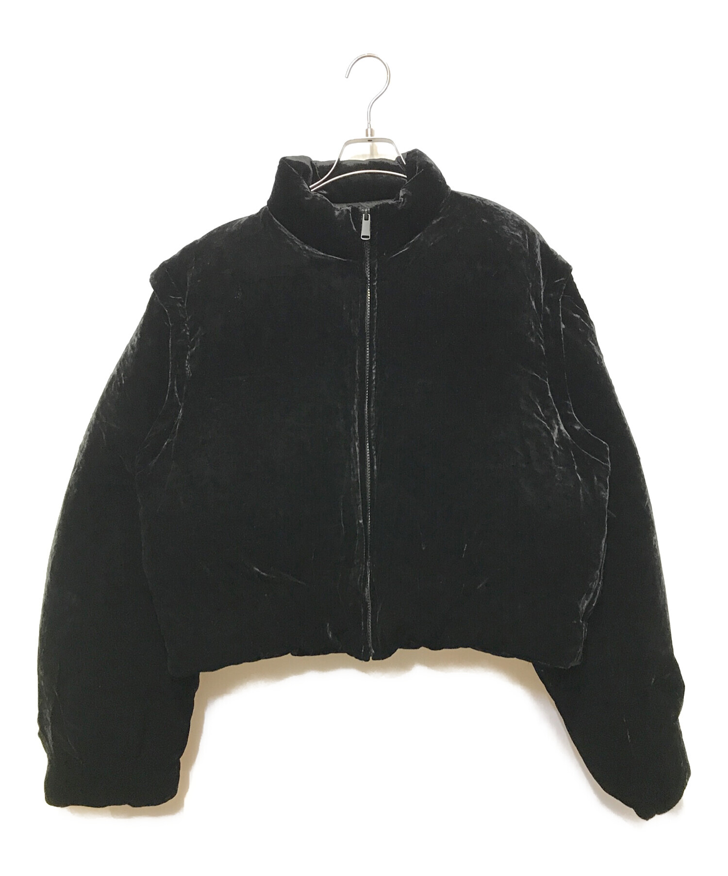 ジャケット・アウター masu VELVET PUFFER JACKET Masu's Velvet Puffer Jacket Pink mail order | Palette Art Alive