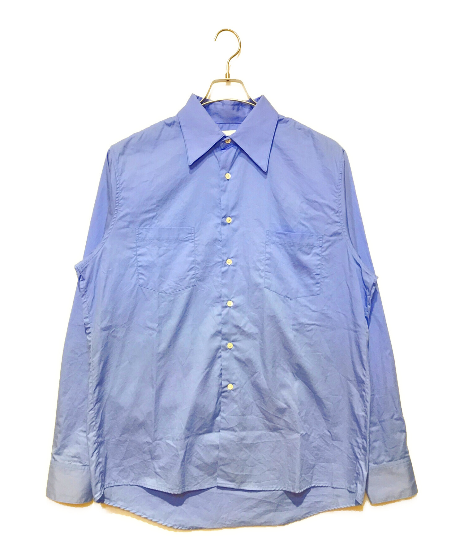 19SO オーバーサイズシャツ　ブルー　サイズL 19SO オーバーサイズシャツ ブルー サイズL 24/7 Oversize Shirt – 19SO