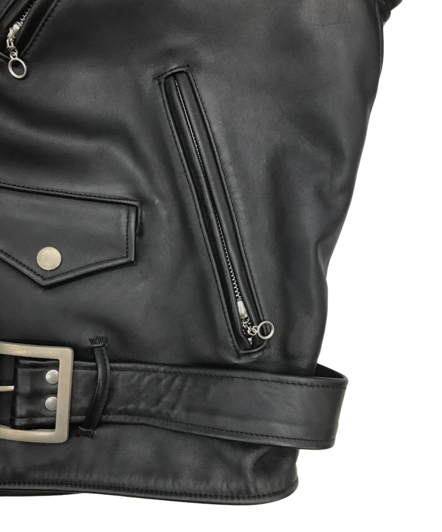 新品 ALPHA INDUSTRIES ダブルライダースジャケット L