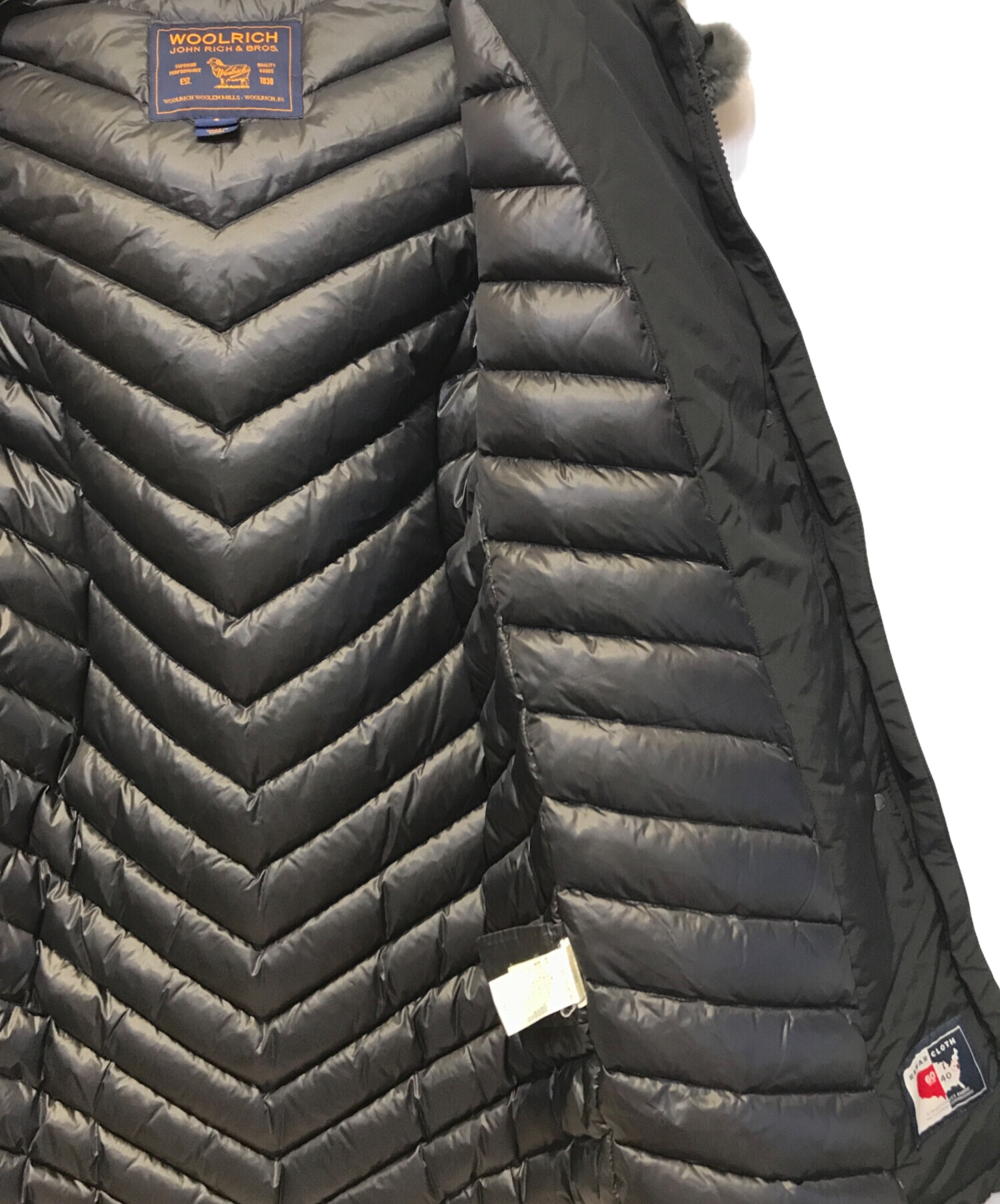 中古・古着通販】WOOLRICH (ウールリッチ) BOW BRIDGE ラビットファー 