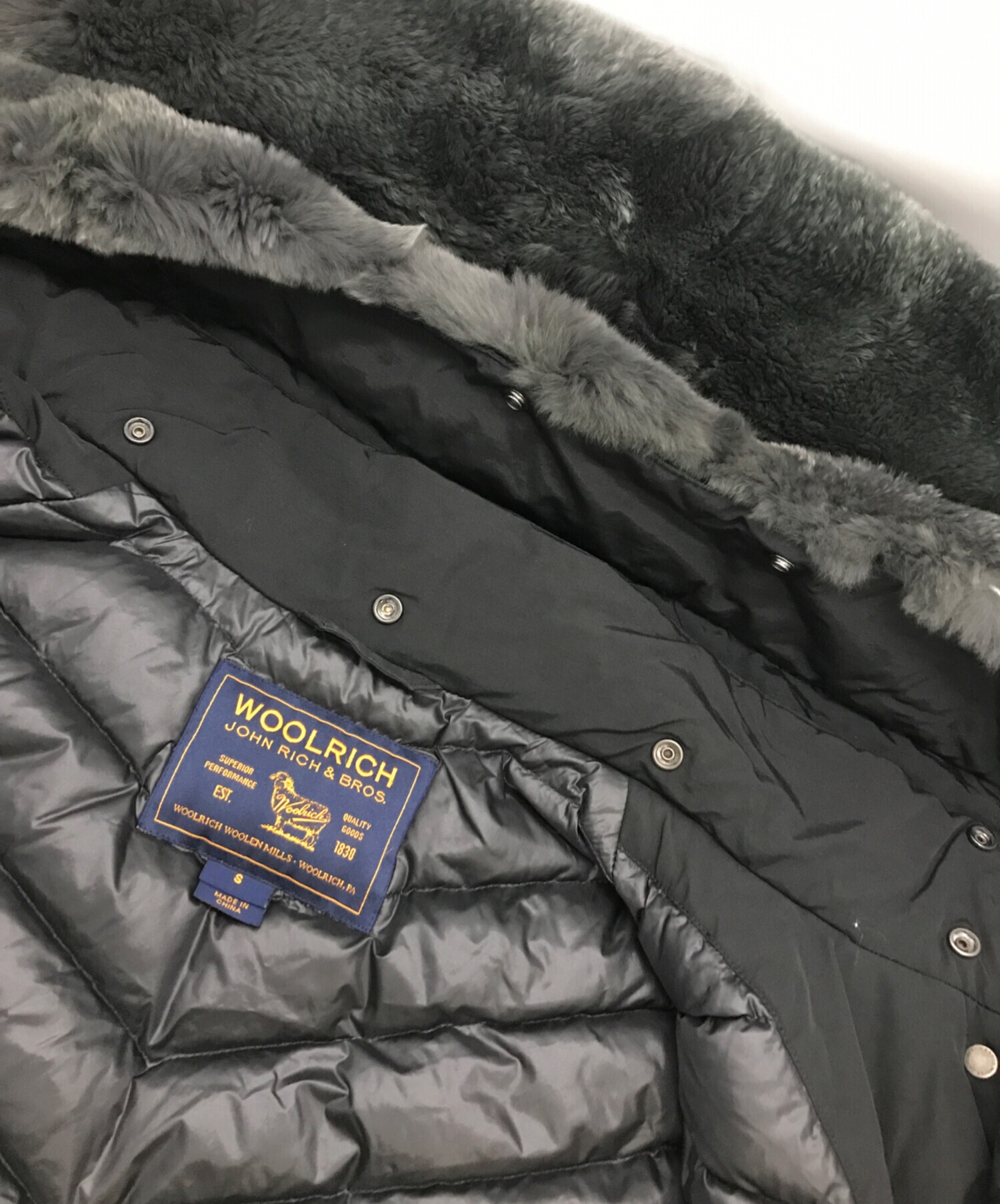 中古・古着通販】WOOLRICH (ウールリッチ) BOW BRIDGE ラビットファー 