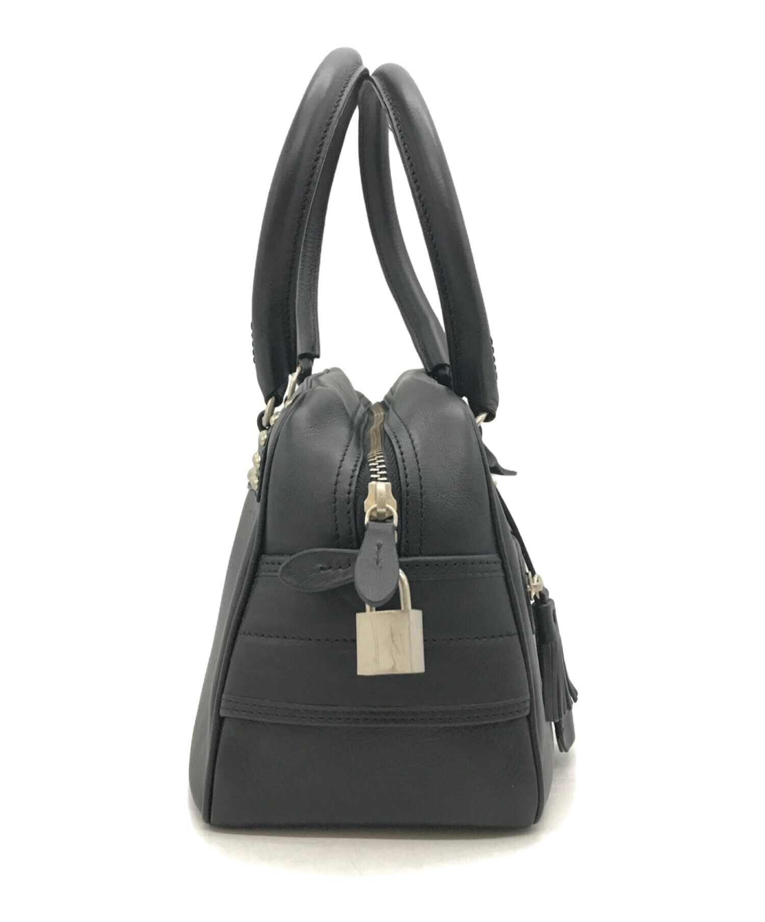 美品】J&M 配送 DAVIDSON MINI VIVI バッグ スタッズ レザー J&M