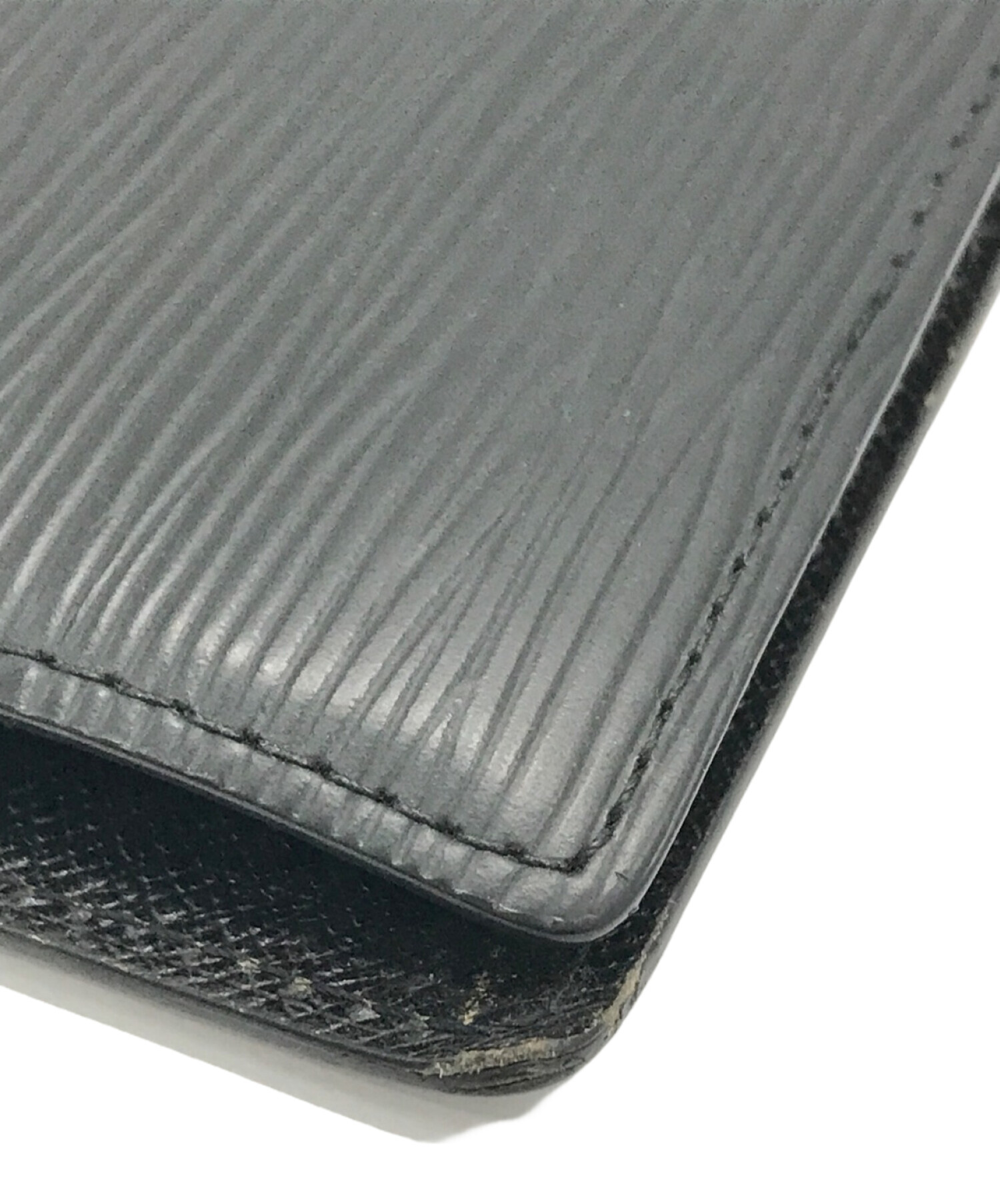 中古・古着通販】LOUIS VUITTON (ルイ ヴィトン) 手帳カバー ブラック