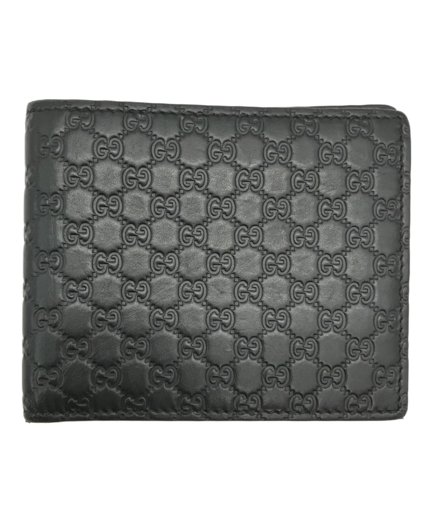 中古・古着通販】GUCCI (グッチ) マイクログッチシマ2つ折り財布