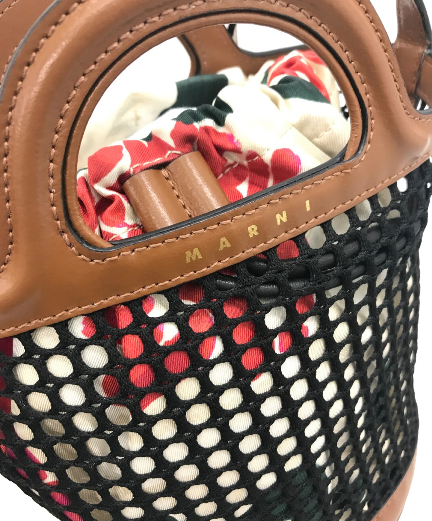 中古・古着通販】MARNI (マルニ) トロピカルプリント バスケットバッグ 