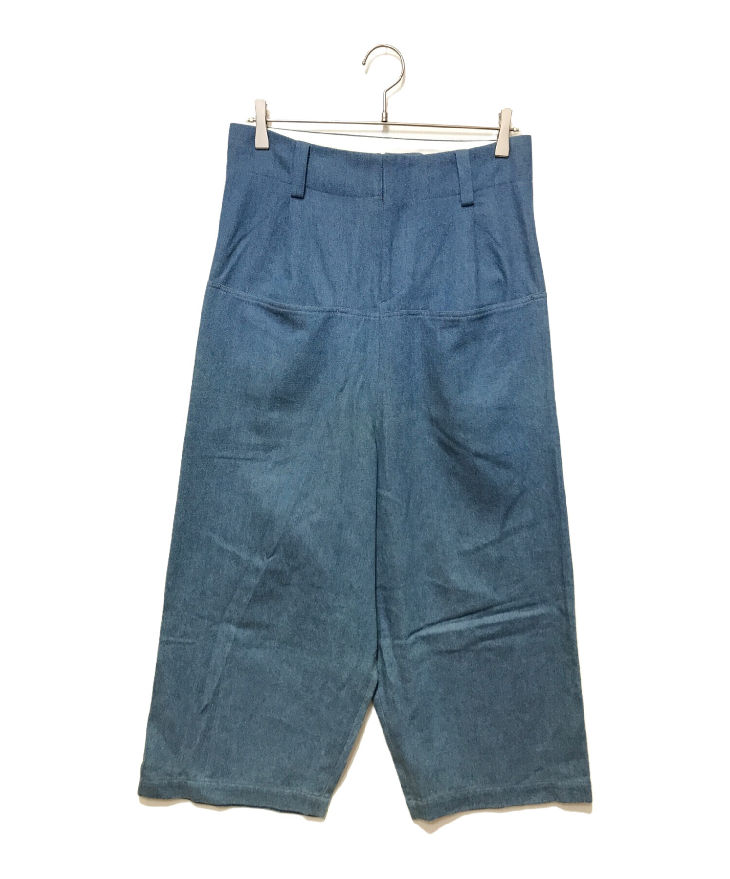 Edwina Hörl エドウィナ・ホール　デニム　ワイドパンツ　ライトグレー Edwina Horl (エドウィナ ホール) ワイドパンツ インディゴ サイズ:XS