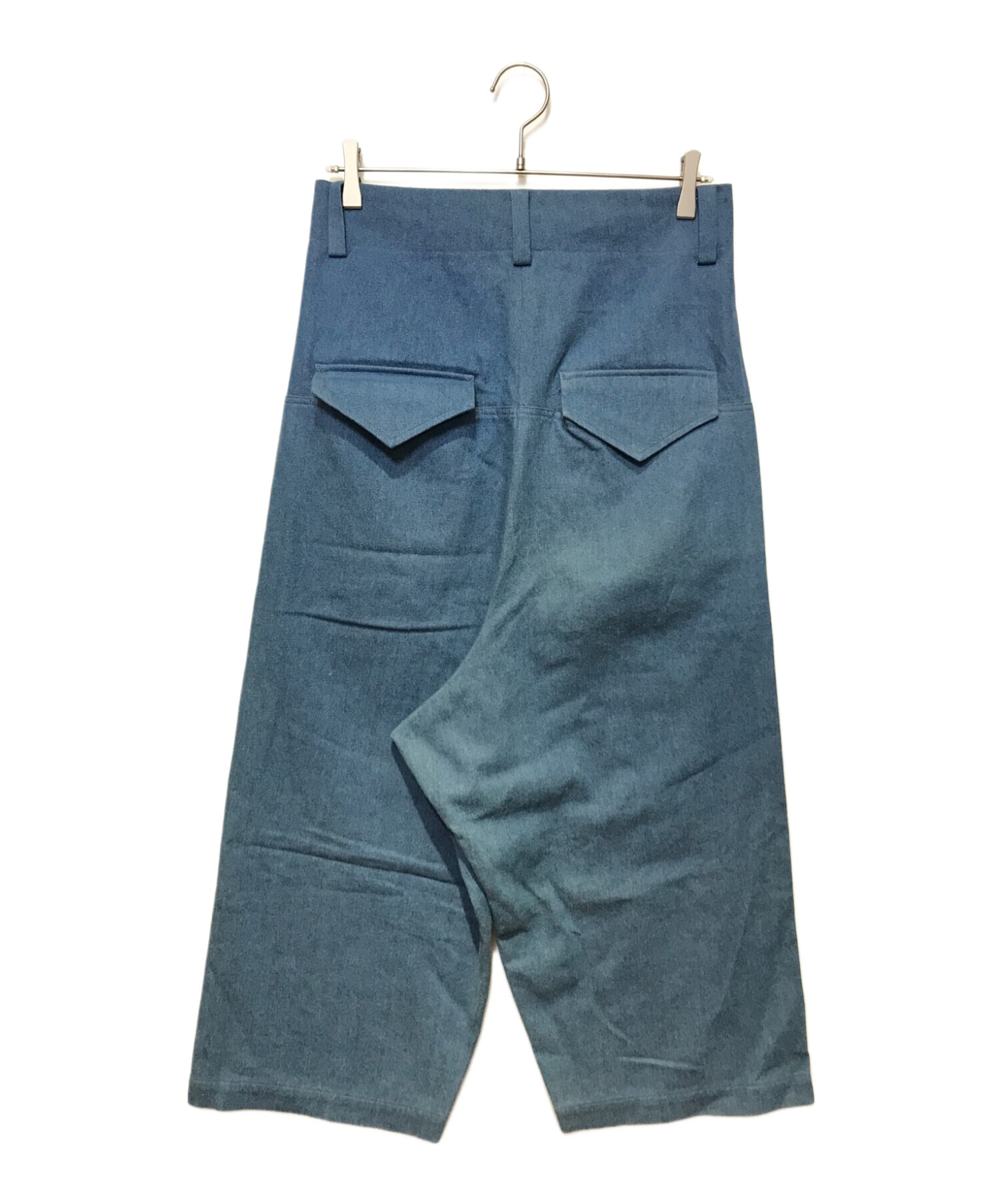 Edwina Hörl エドウィナ・ホール　デニム　ワイドパンツ　ライトグレー Edwina Horl (エドウィナ ホール) ワイドパンツ インディゴ サイズ:XS