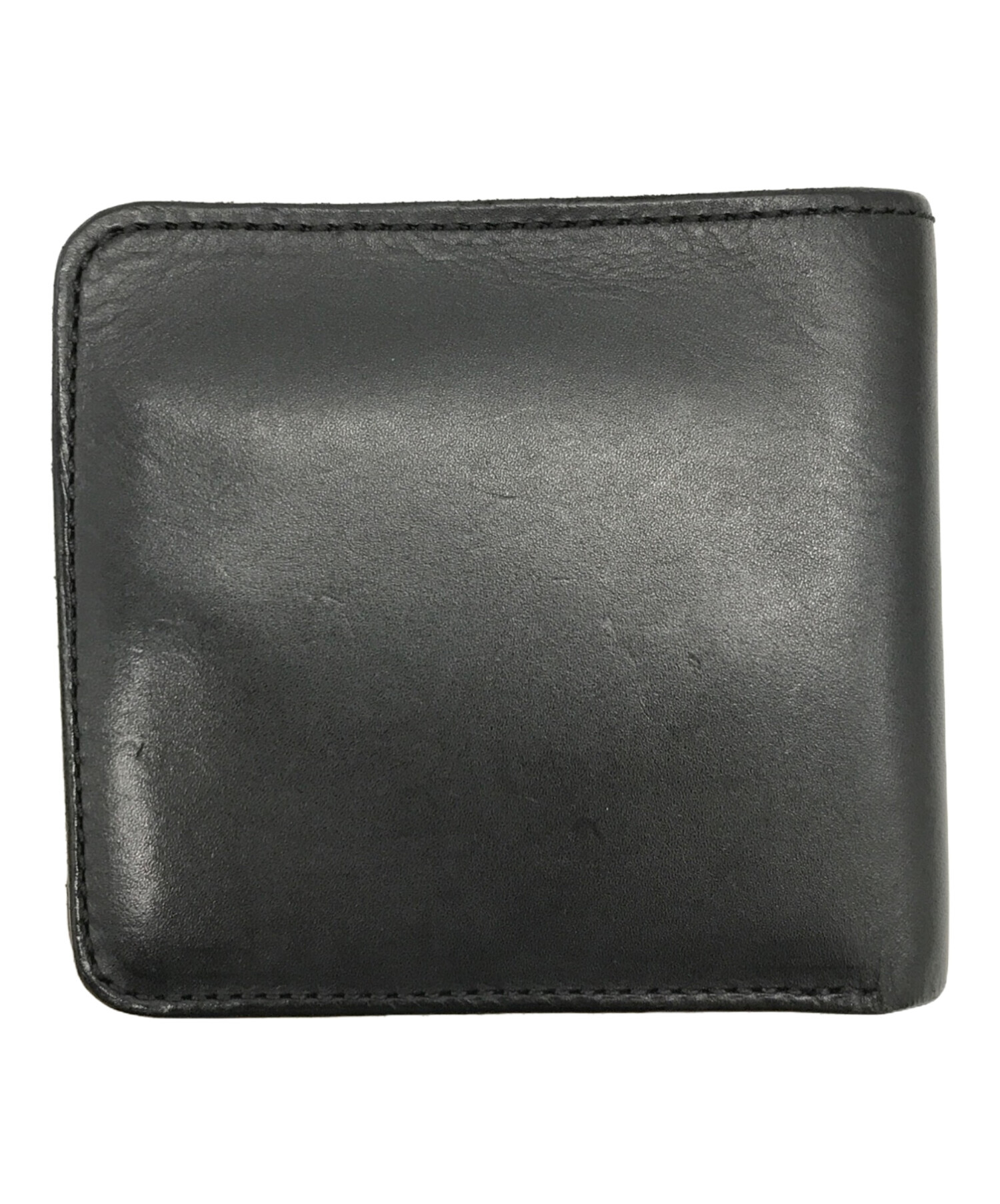 中古・古着通販】vasco (バスコ) 二つ折りレザーウォレット ブラック