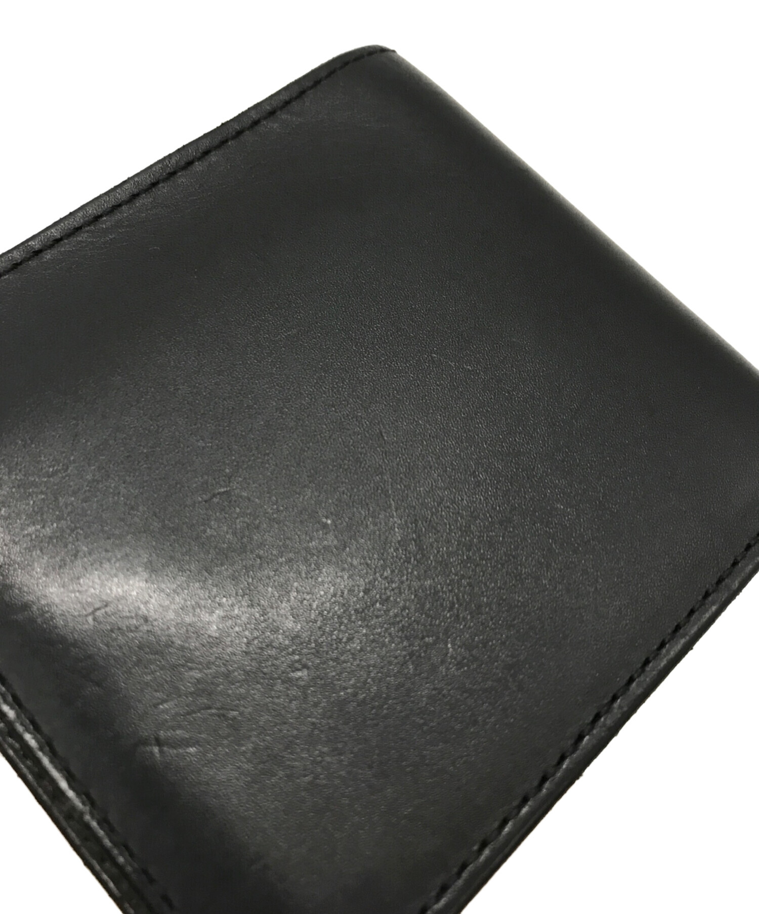 中古・古着通販】vasco (バスコ) 二つ折りレザーウォレット ブラック