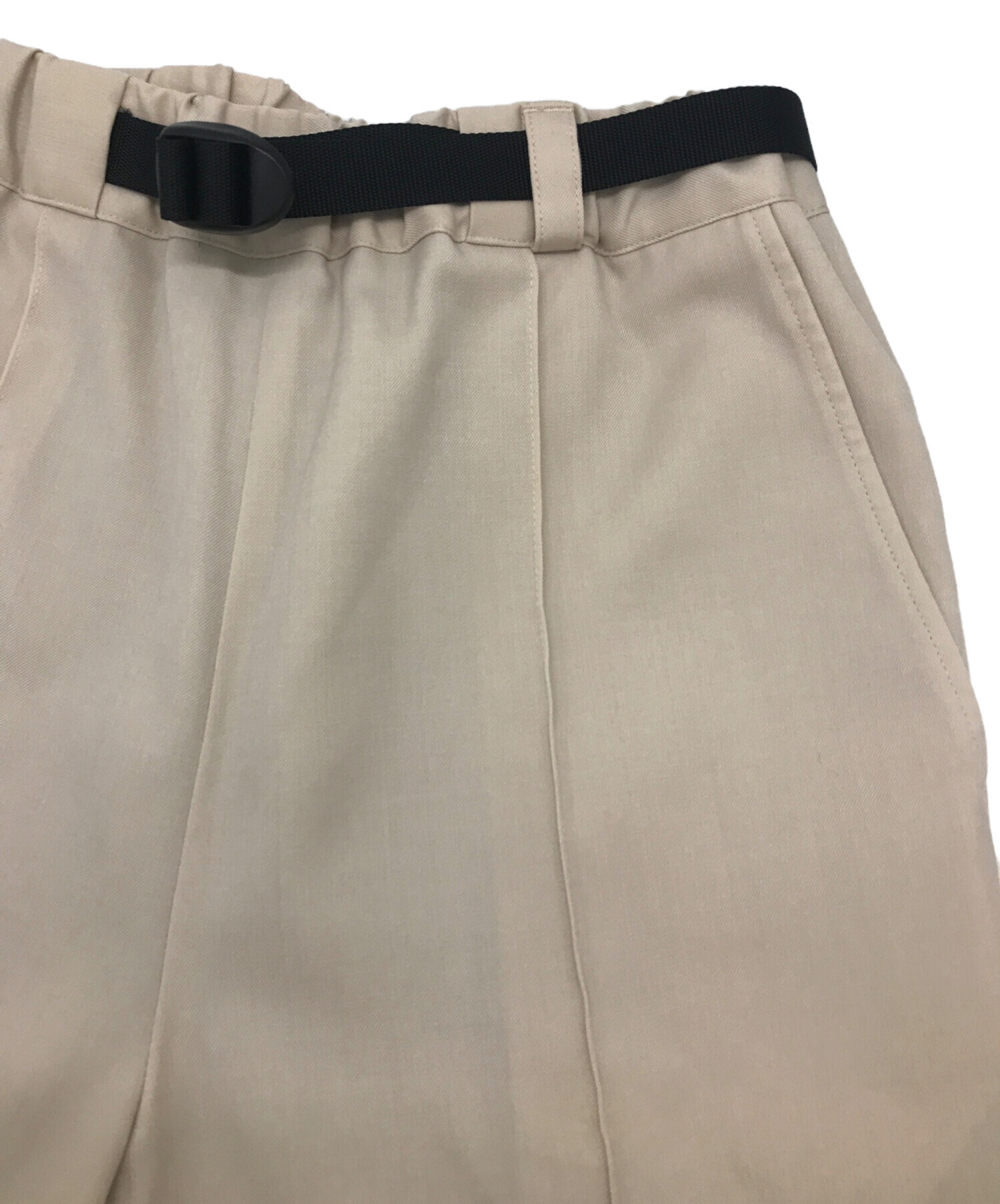 中古・古着通販】Ujoh (ウジョー) テープベルトテーパードパンツ