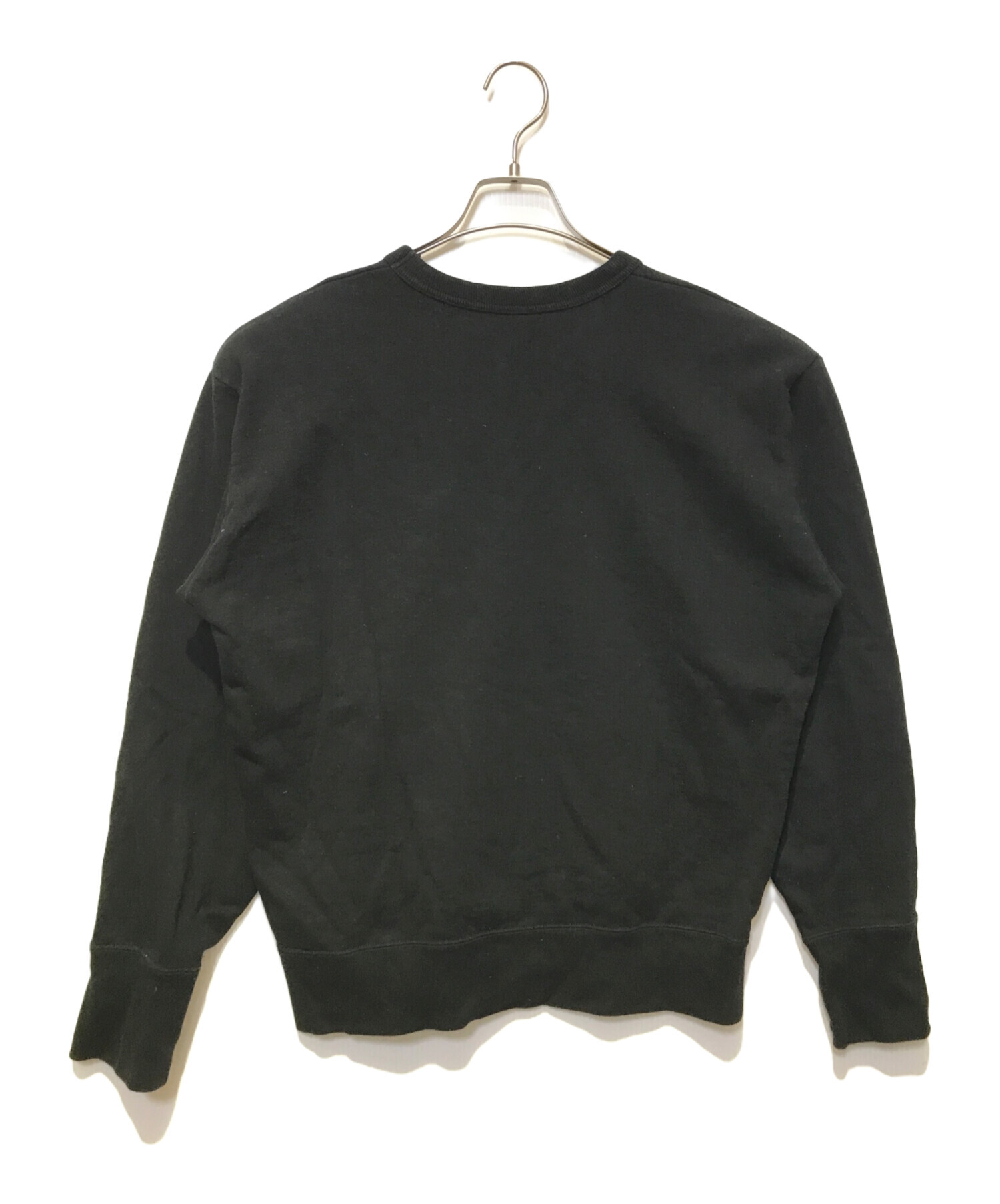 中古・古着通販】RATS (ラッツ) クルーネックスウェット ブラック 