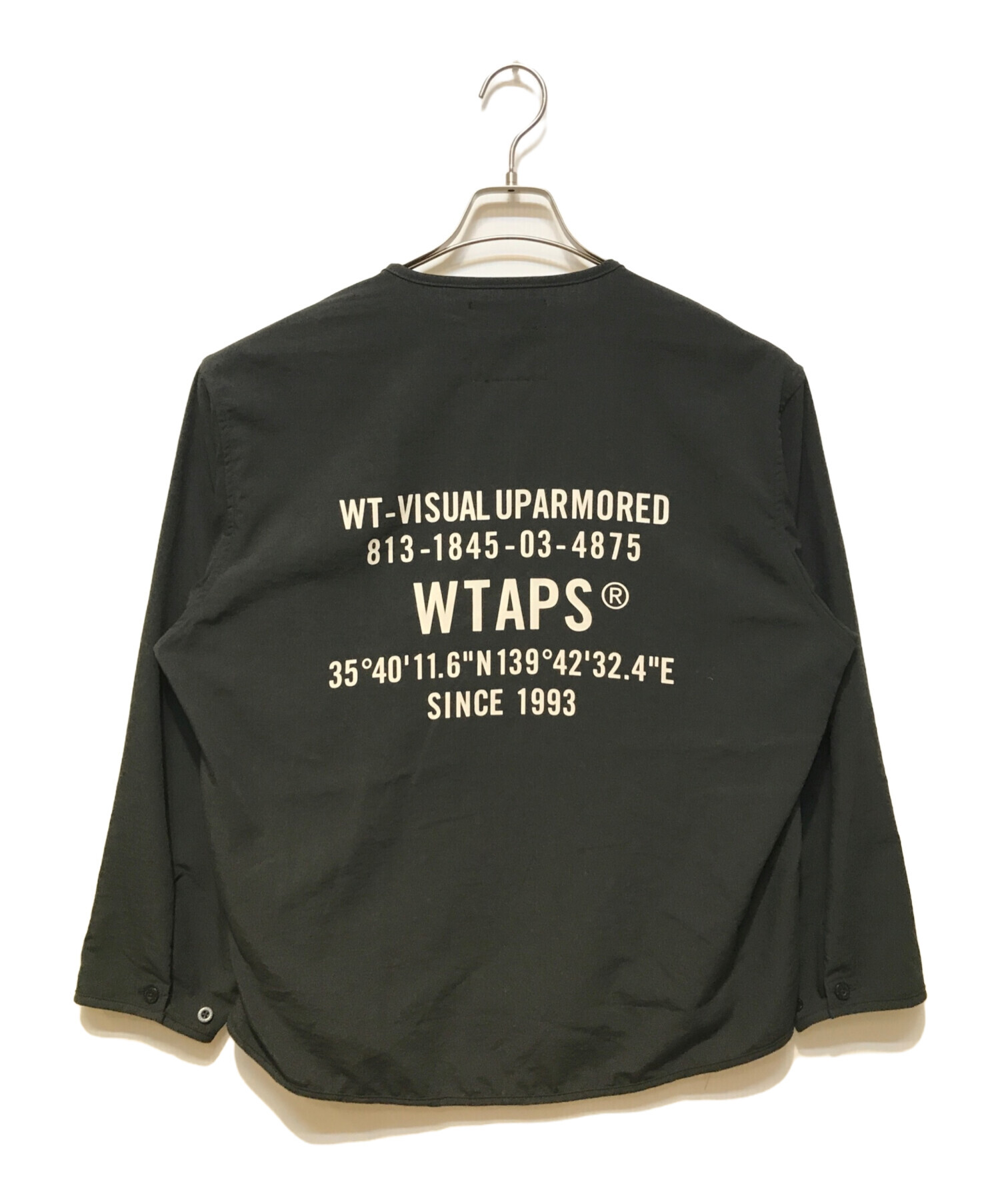 中古・古着通販】WTAPS (ダブルタップス) ノーカラー長袖シャツ