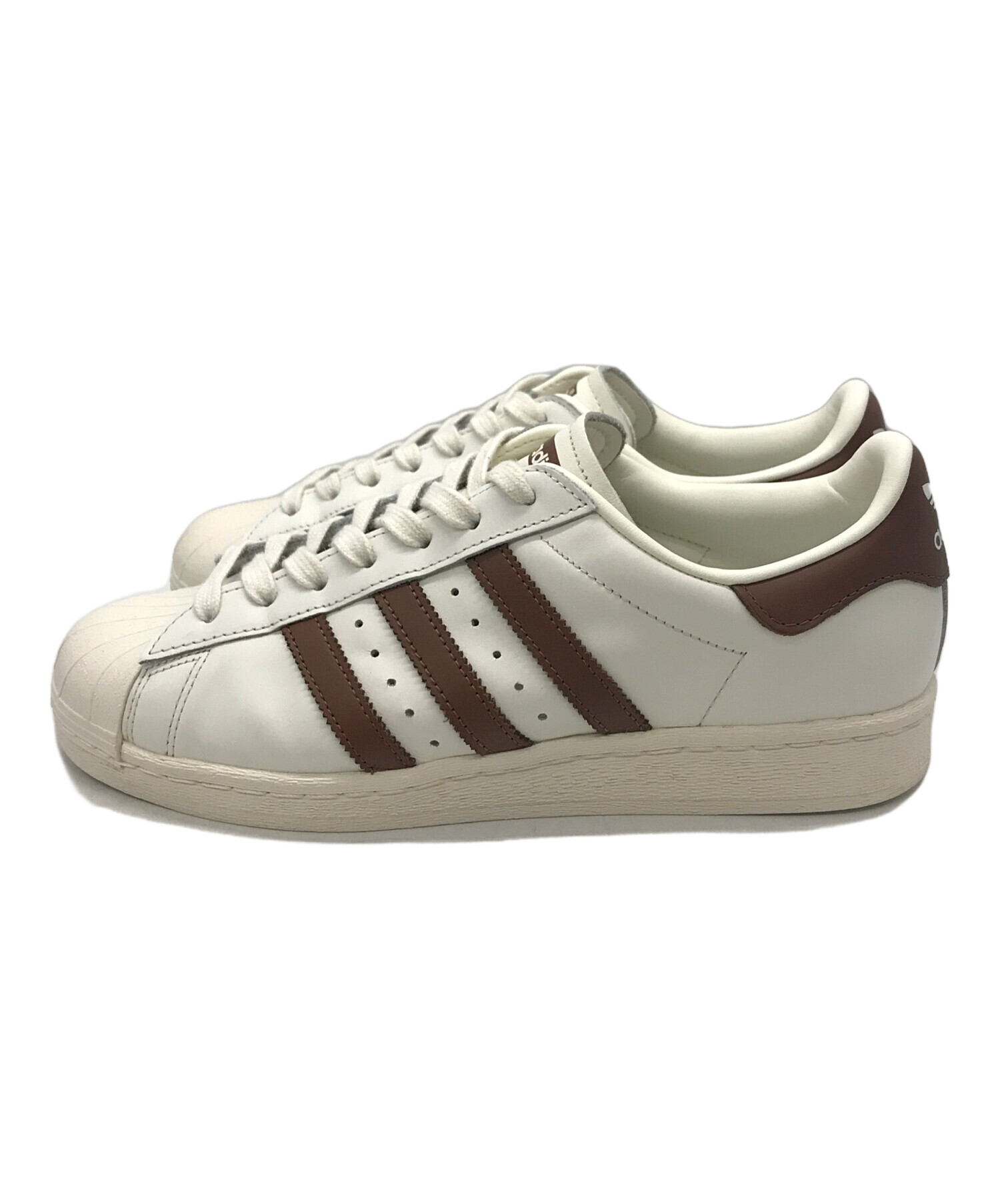 新品　未使用　アディダス スーパースター 82 27cm ホワイト×ブラウン 中古・古着通販】adidas (アディダス) スーパースター82