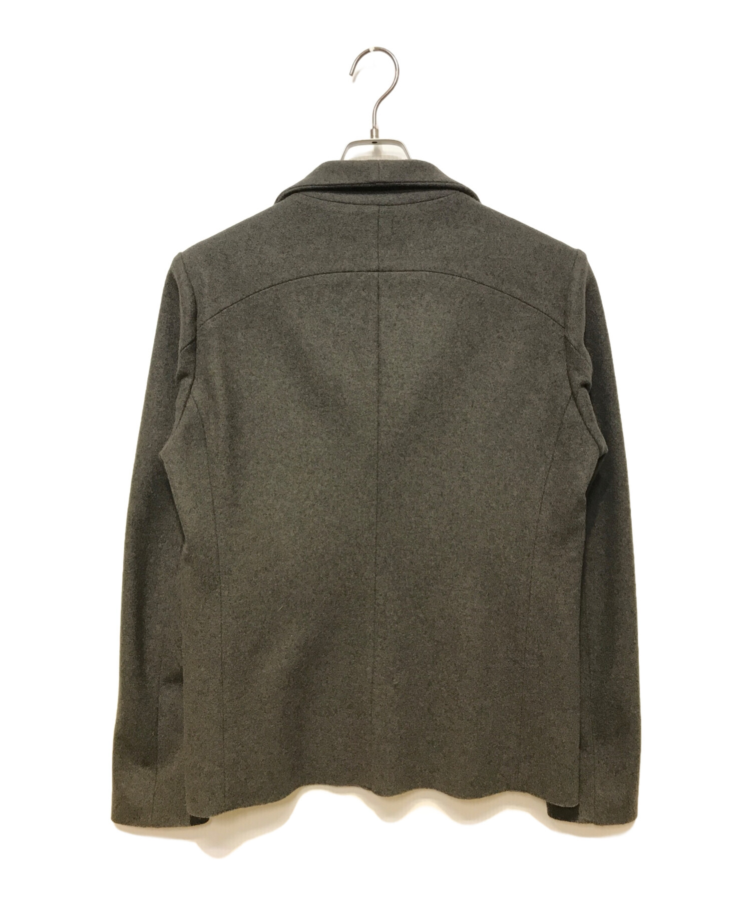 KAZUYUKI KUMAGAI カシミヤ混ニットフラノ 3Bジャケット KAZUYUKI