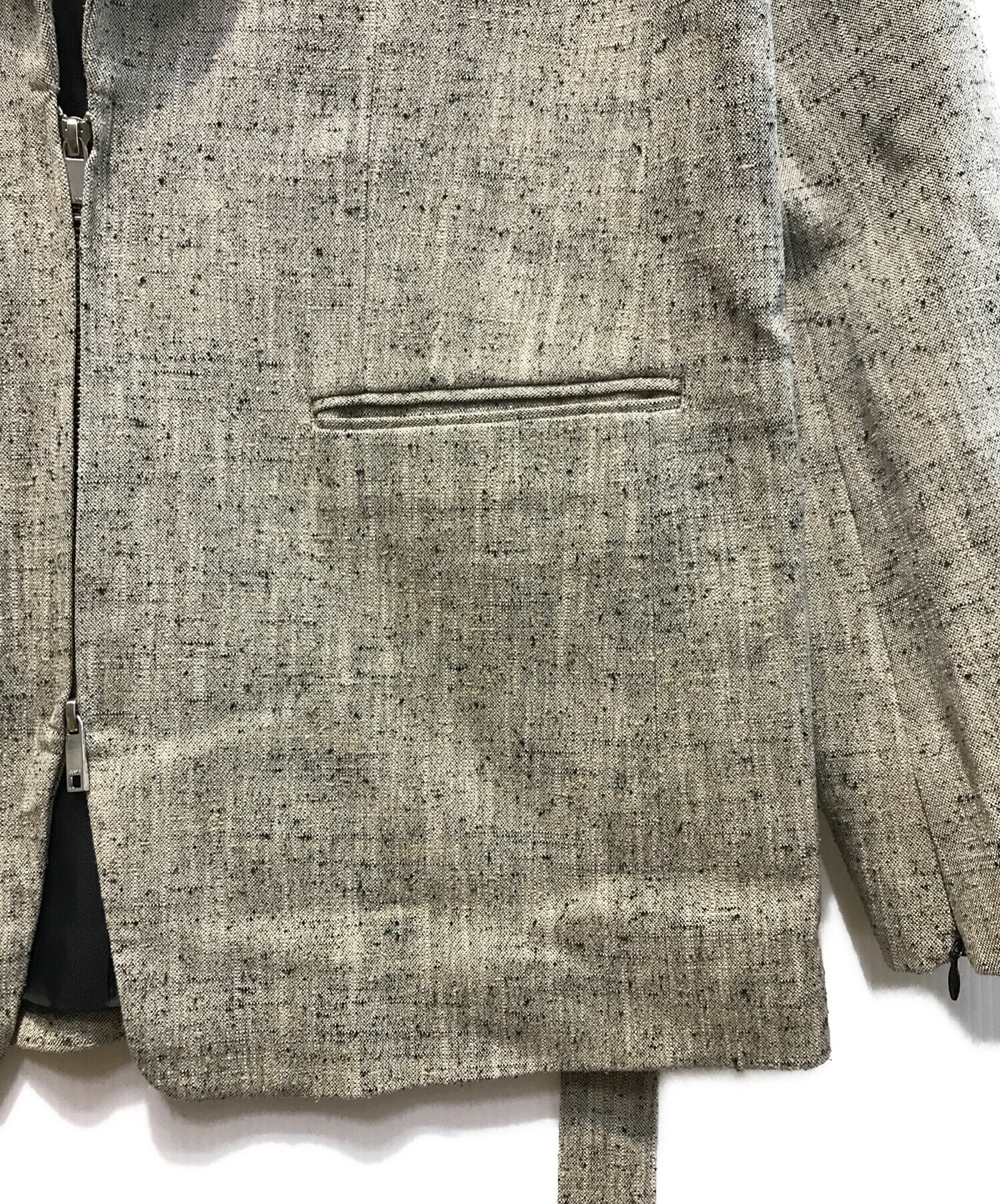 clane ドット柄 グレー テーラードジャケット セール】PEARL DOT JACKET（テーラードジャケット）｜CLANE（クラネ