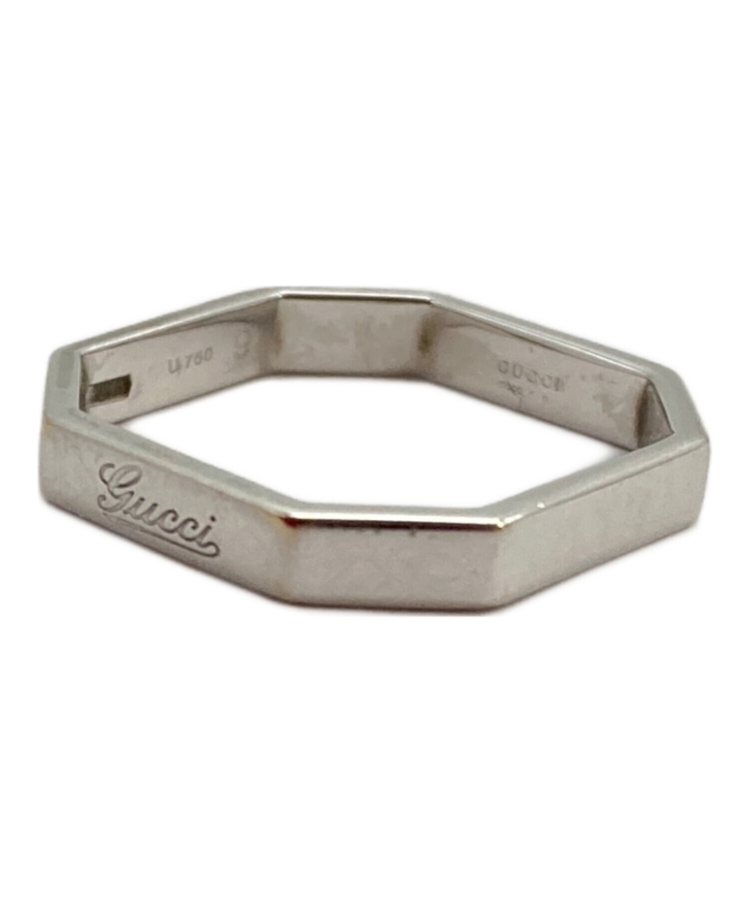 中古・古着通販】GUCCI (グッチ) オクタゴナルリング サイズ:9号  