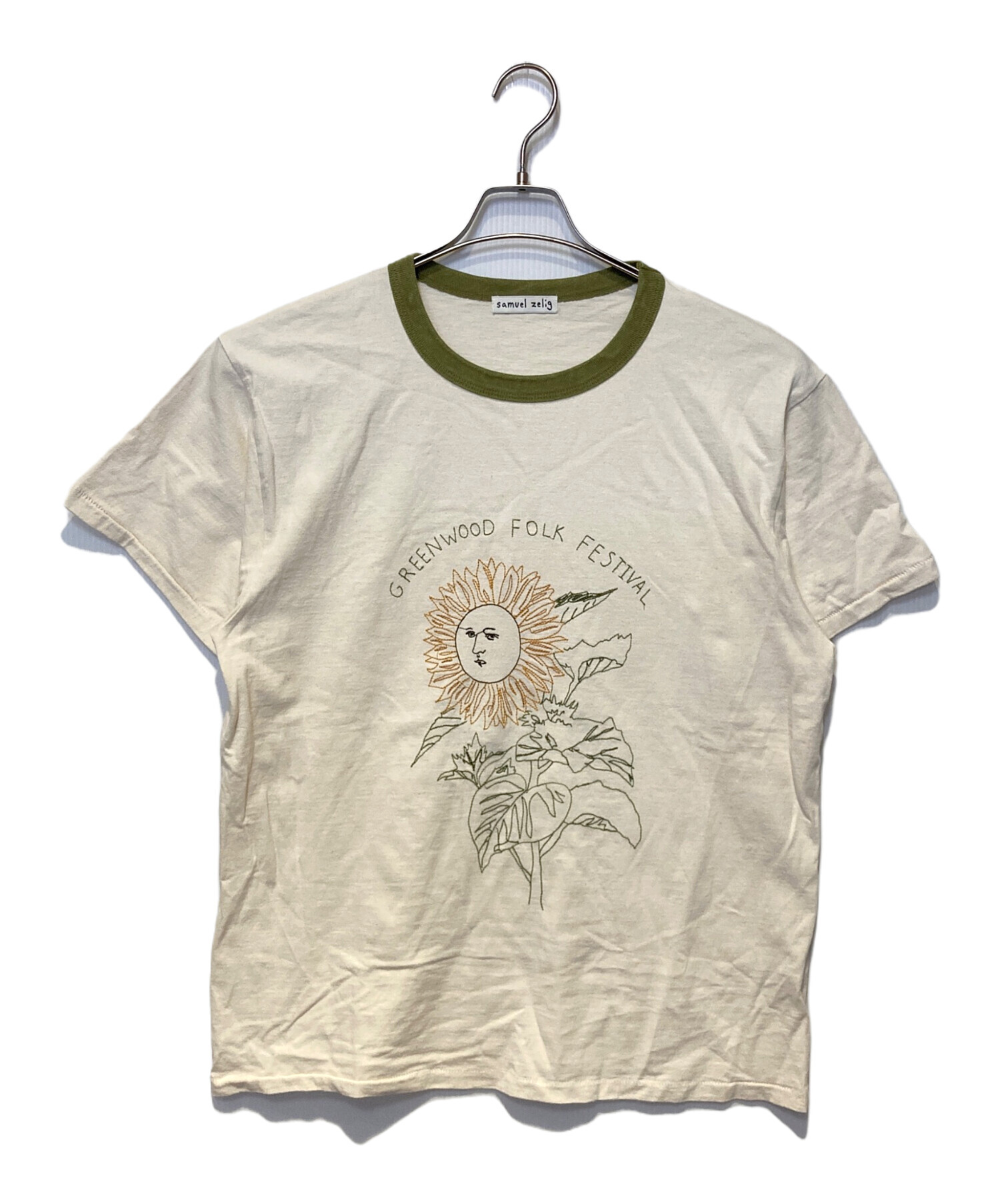 中古・古着通販】samuel zelig (サミュエル ゼリグ) 刺繍Tシャツ