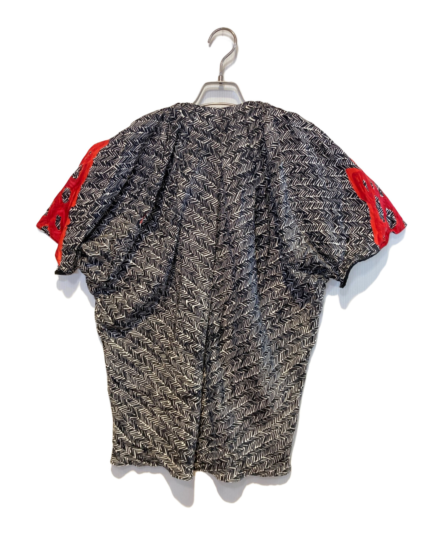 中古・古着通販】BALENCIAGA (バレンシアガ) シルクブラウス レッド 