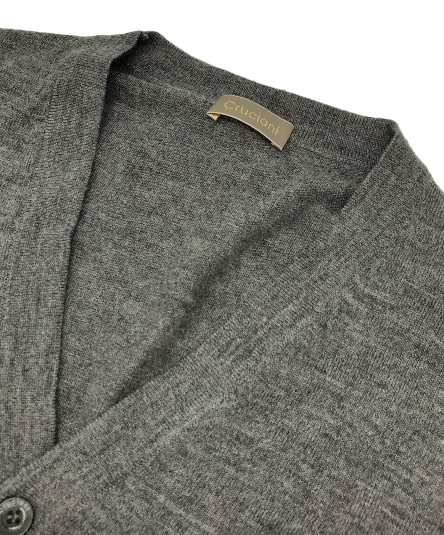 美品 未使用 Cruciani クルチアーニ ウール 100% カーディガン 美品 未使用 Cruciani クルチアーニ ウール 100% カーディガン