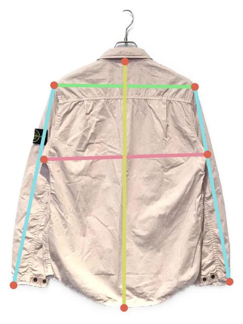 古着 ストーンアイランド コットン タイプライター シャツ ジャケット 中古・古着通販】STONE ISLAND (ストーンアイランド) ガーメント