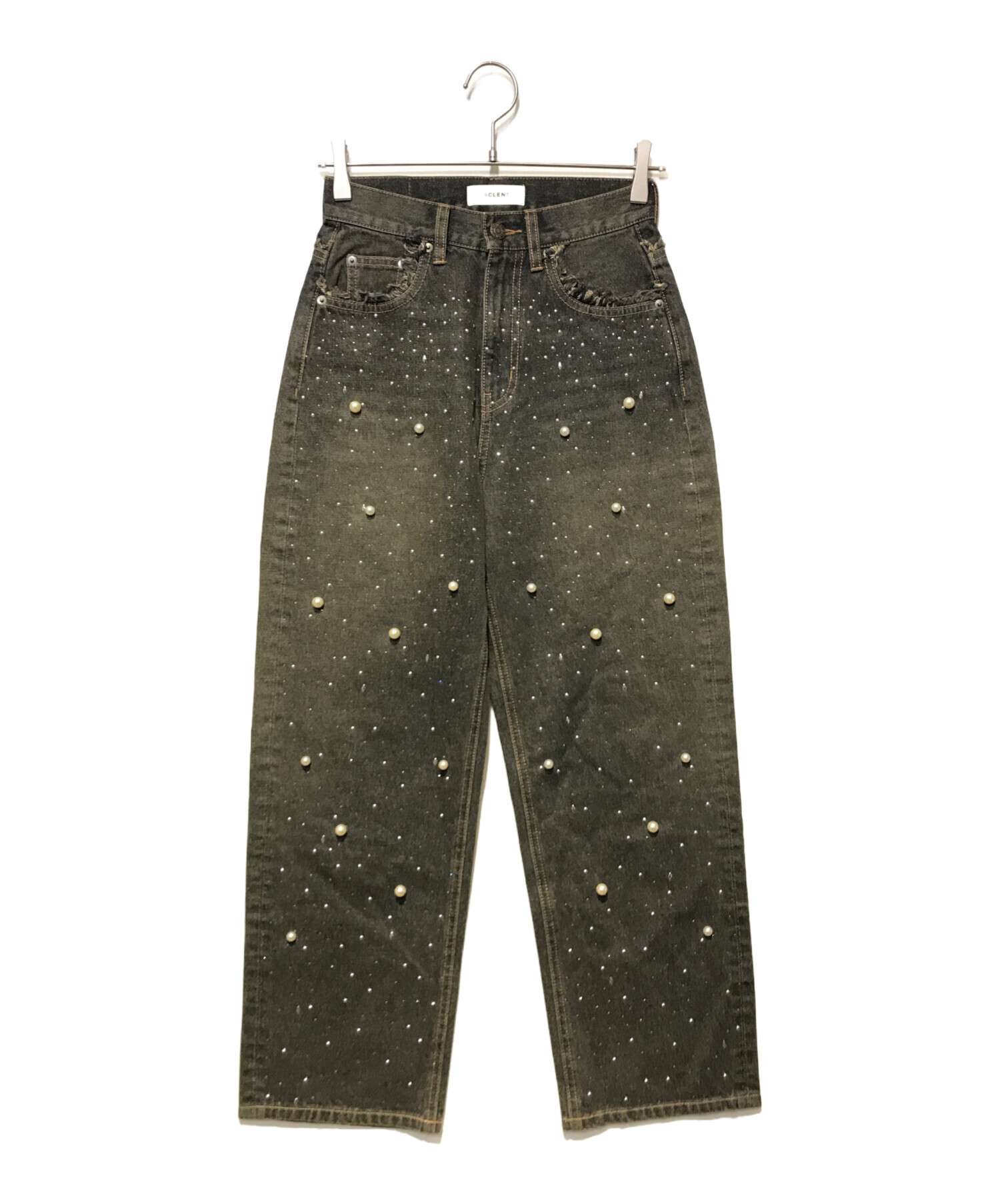 中古・古着通販】ACLENT (アクレント) デニムパンツ グレー サイズ:S