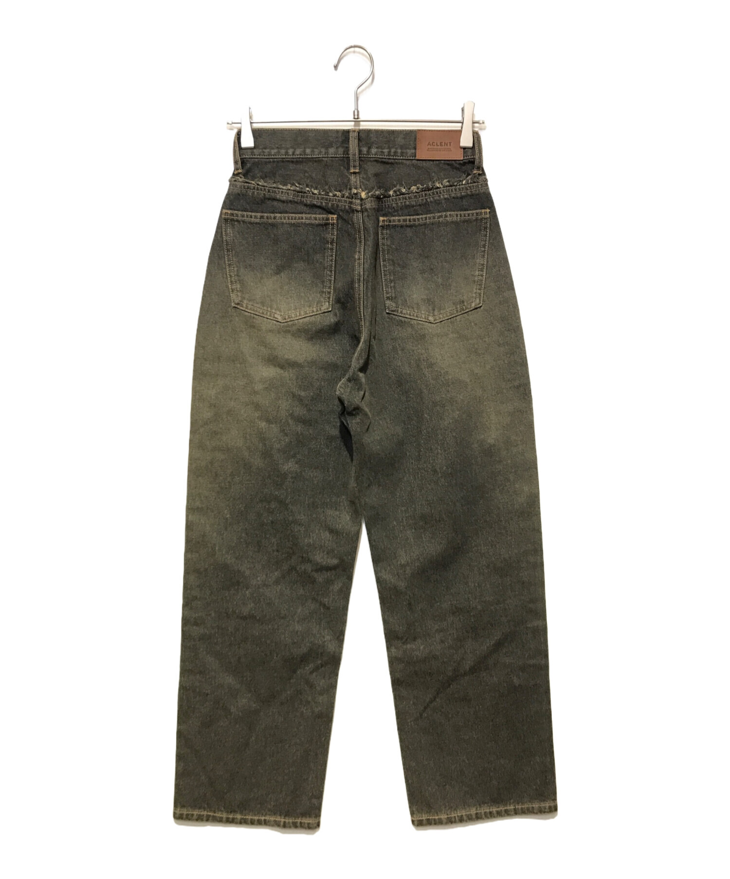 中古・古着通販】ACLENT (アクレント) デニムパンツ グレー サイズ:S